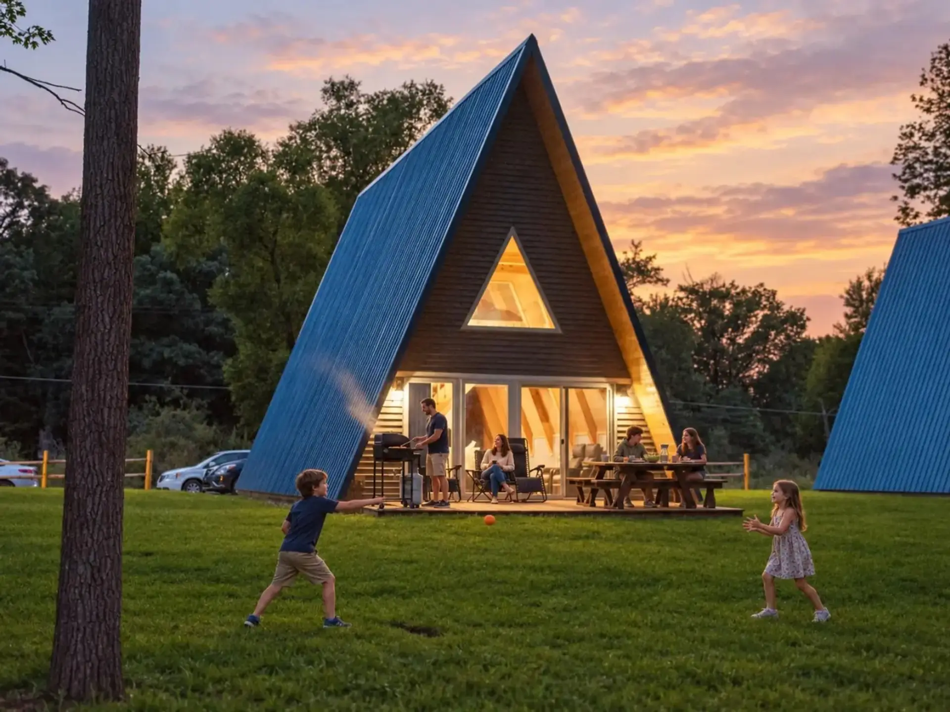 Nature's Nest A-Frame Cabin