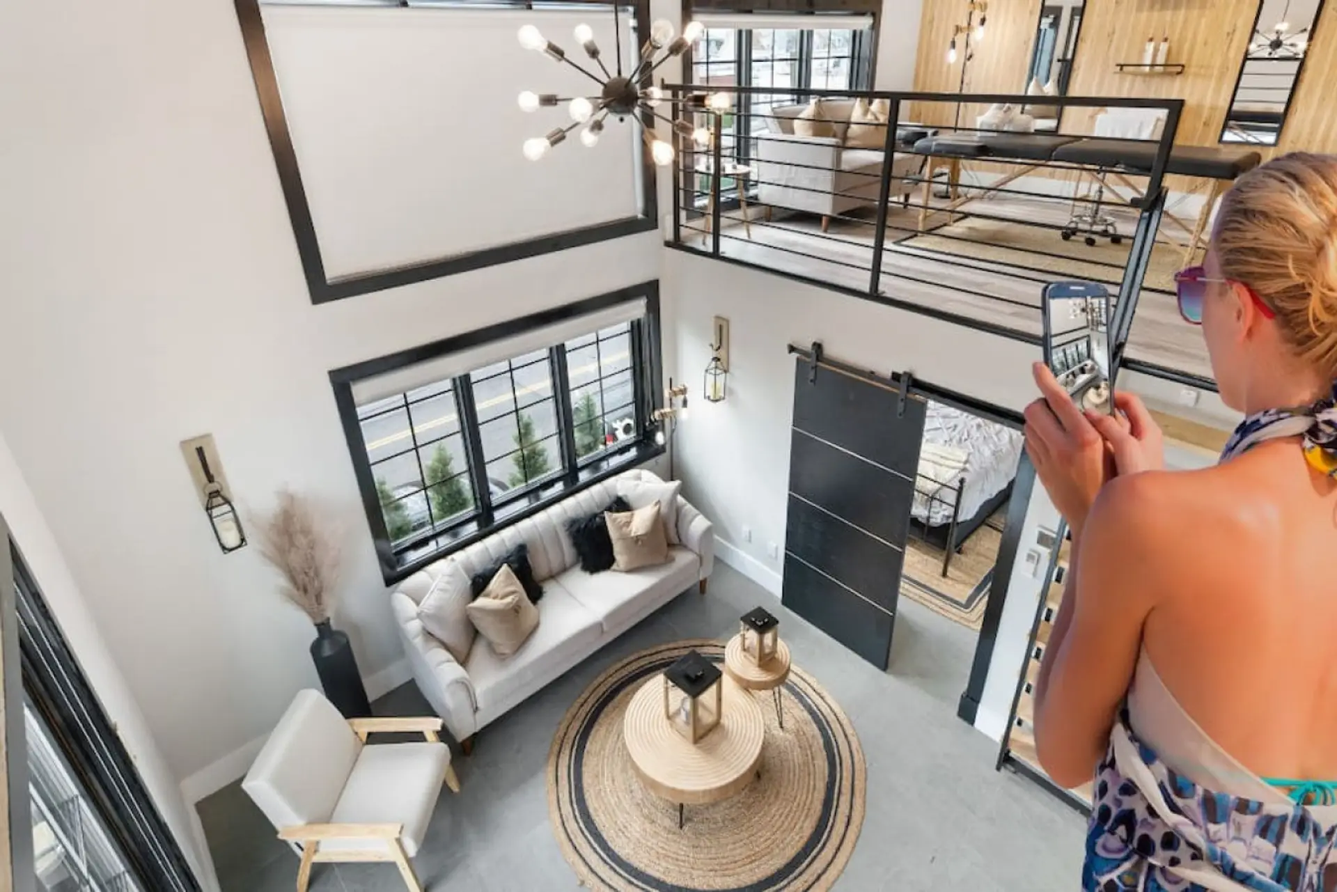 This stunning Brooklyn loft is a perfect retreat for a romantic getaway or a chic NYC staycation.