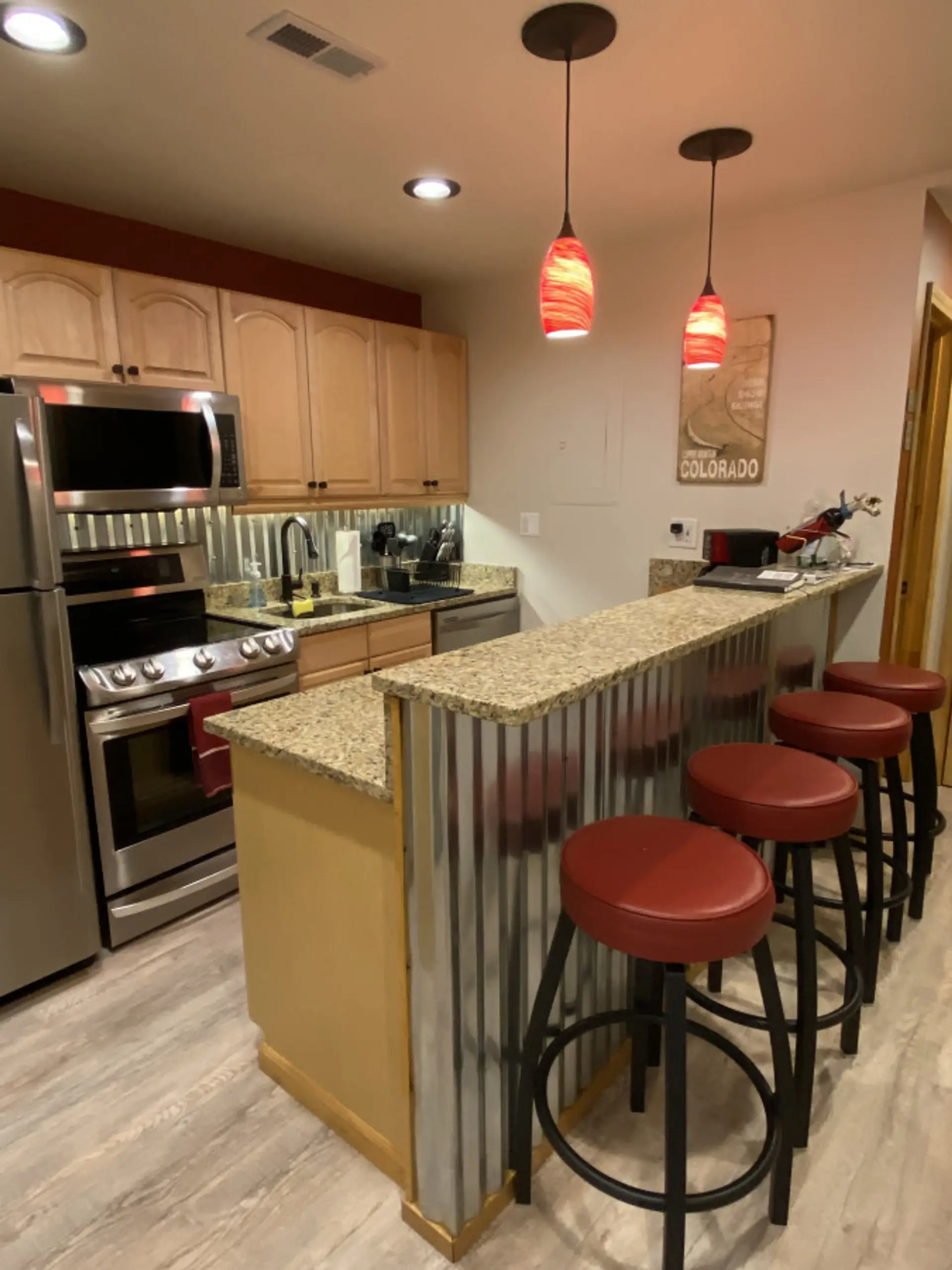 Well equipped kitchen