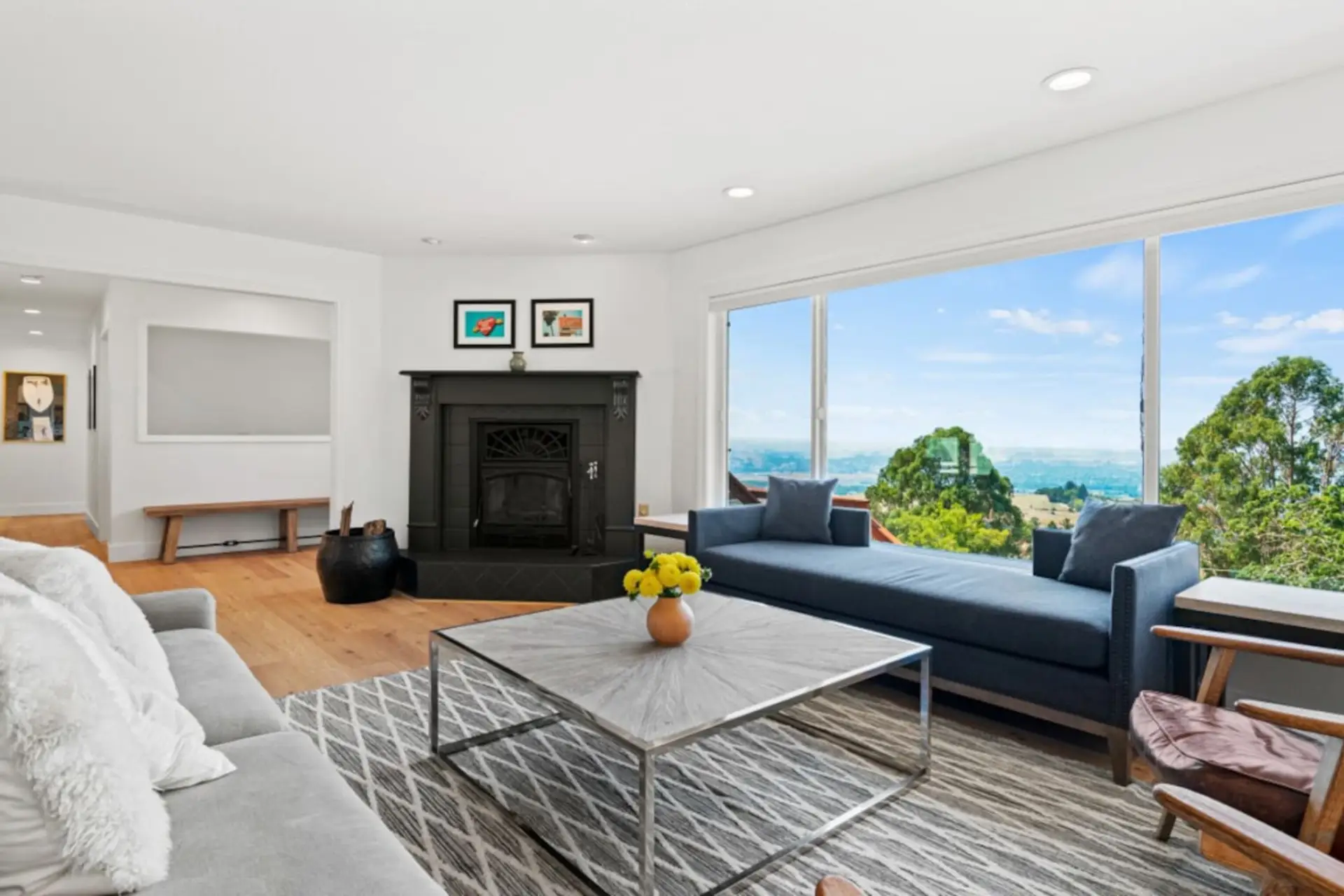 Take in the stunning Penngrove views directly from the couch