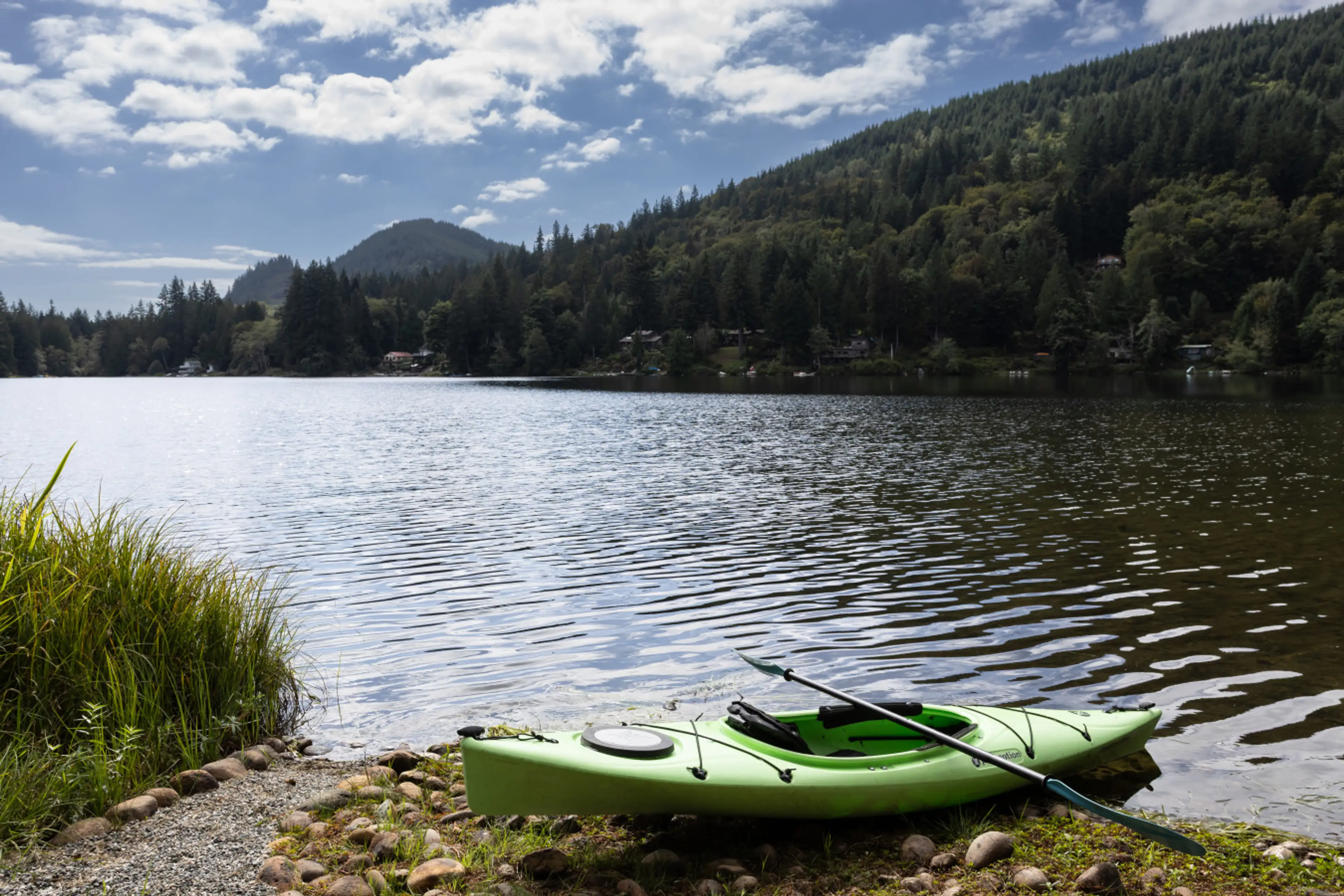 Cain Lake is non-motorized, perfect for a peaceful paddle