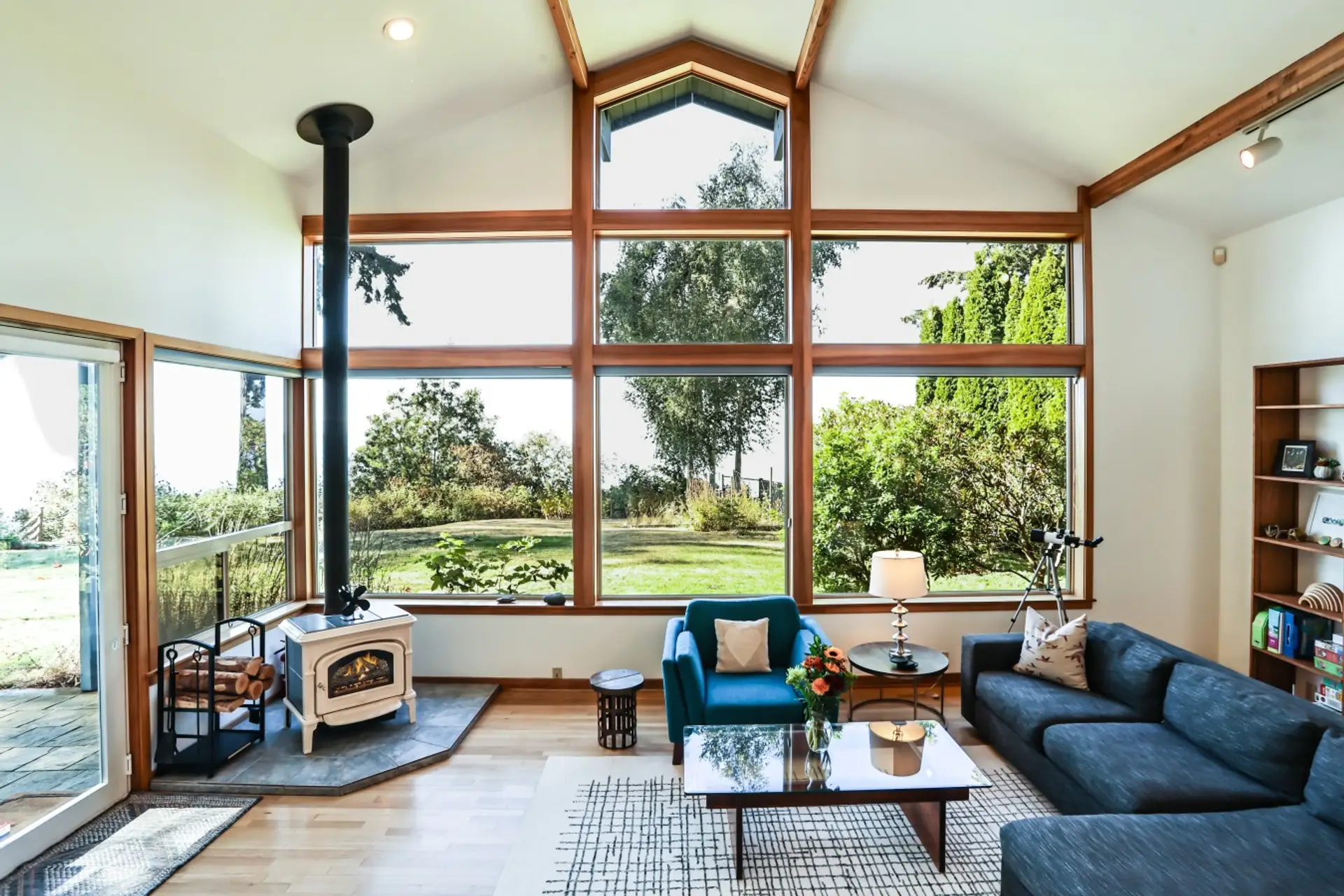 Living Room with the beautiful view