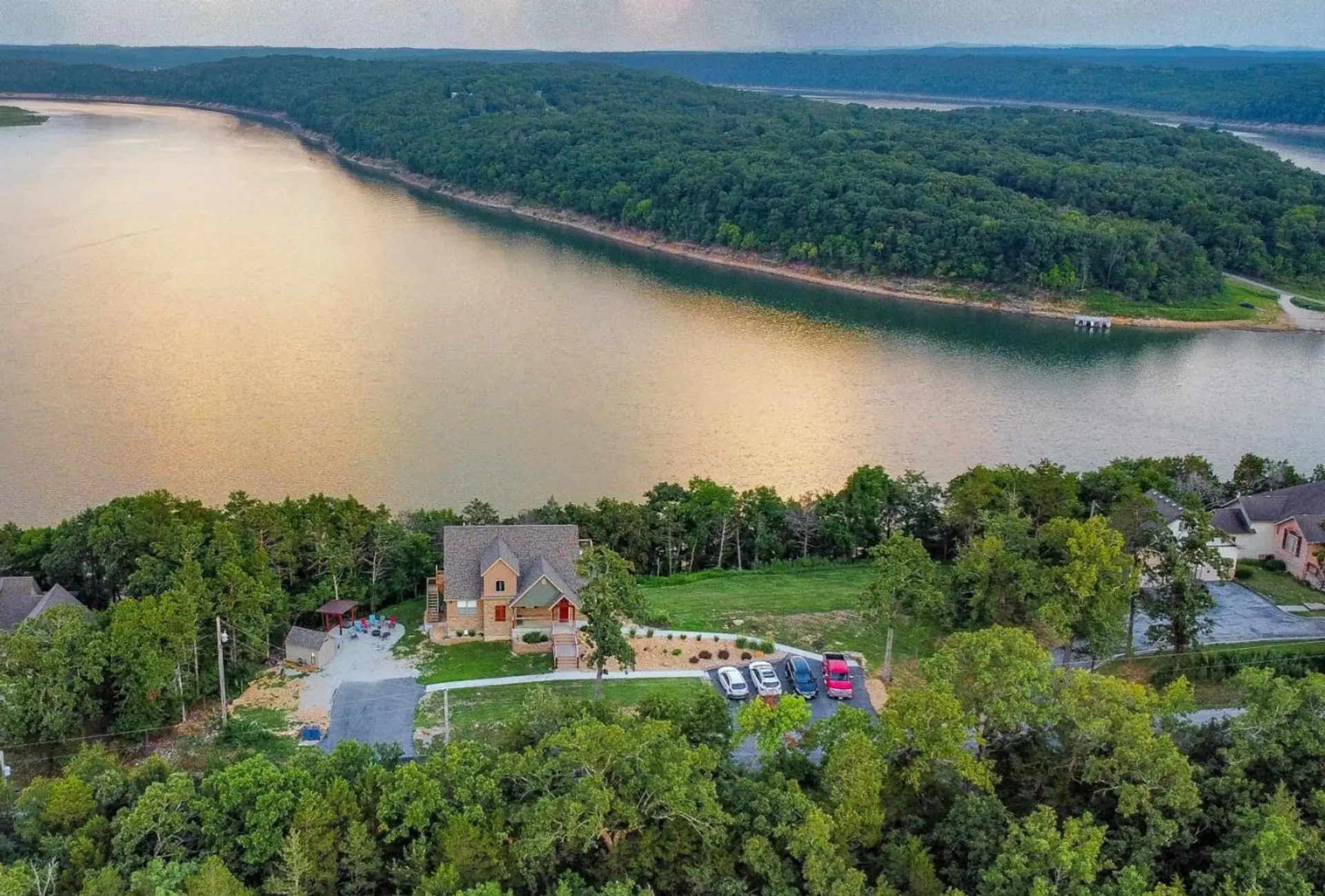 spectacular view of lake