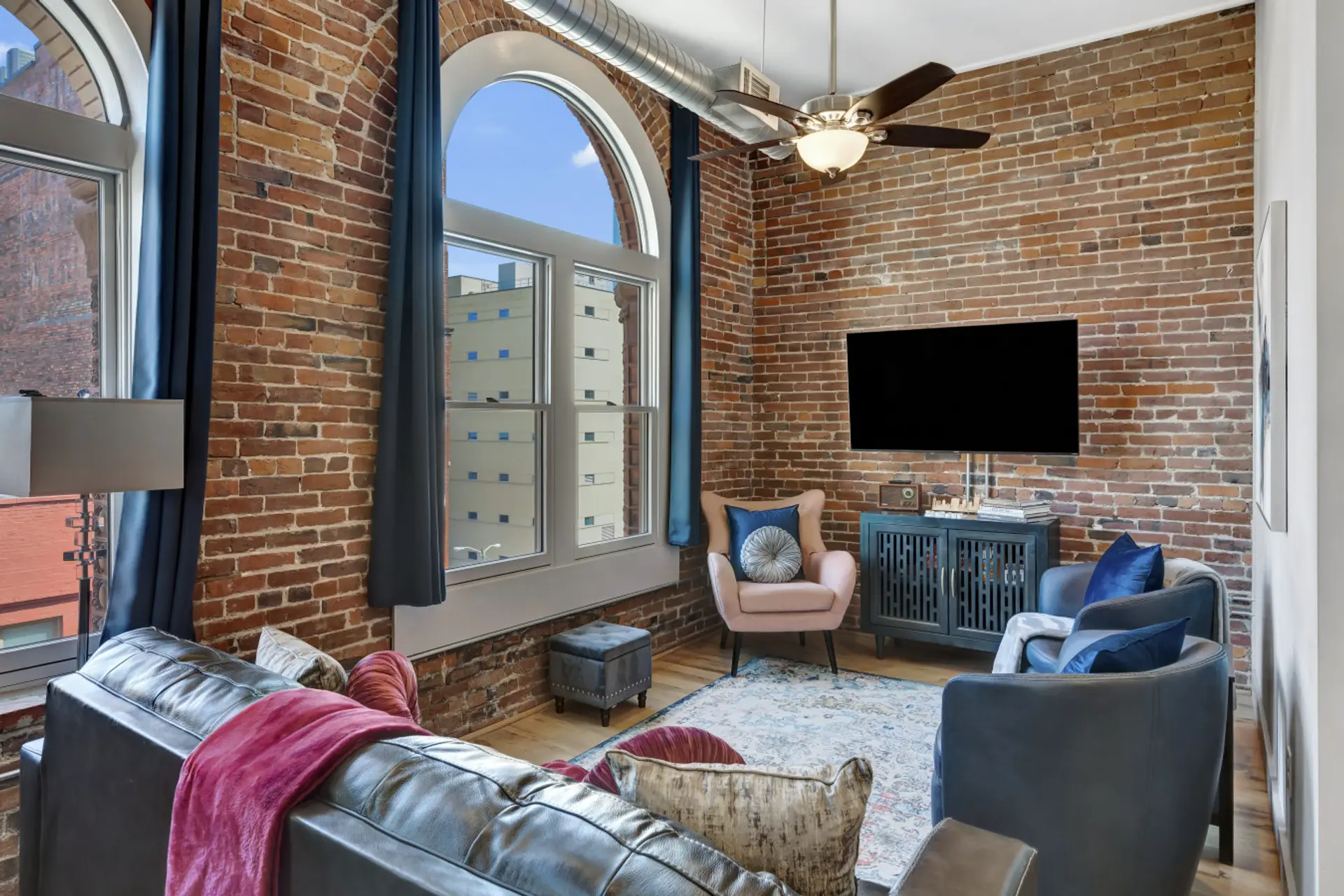 Den  Area in Majestic Lofts 401