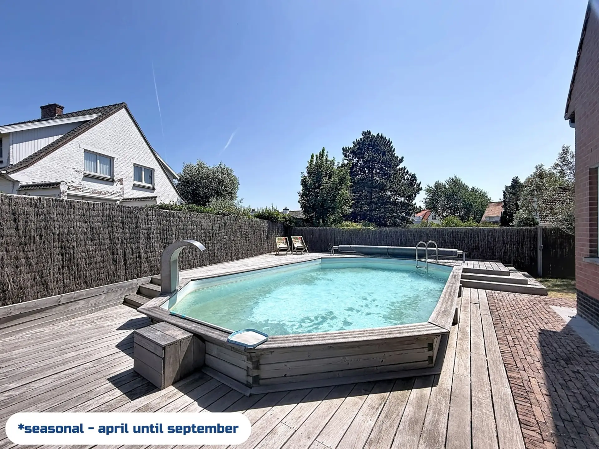 Swimming pool - april until september