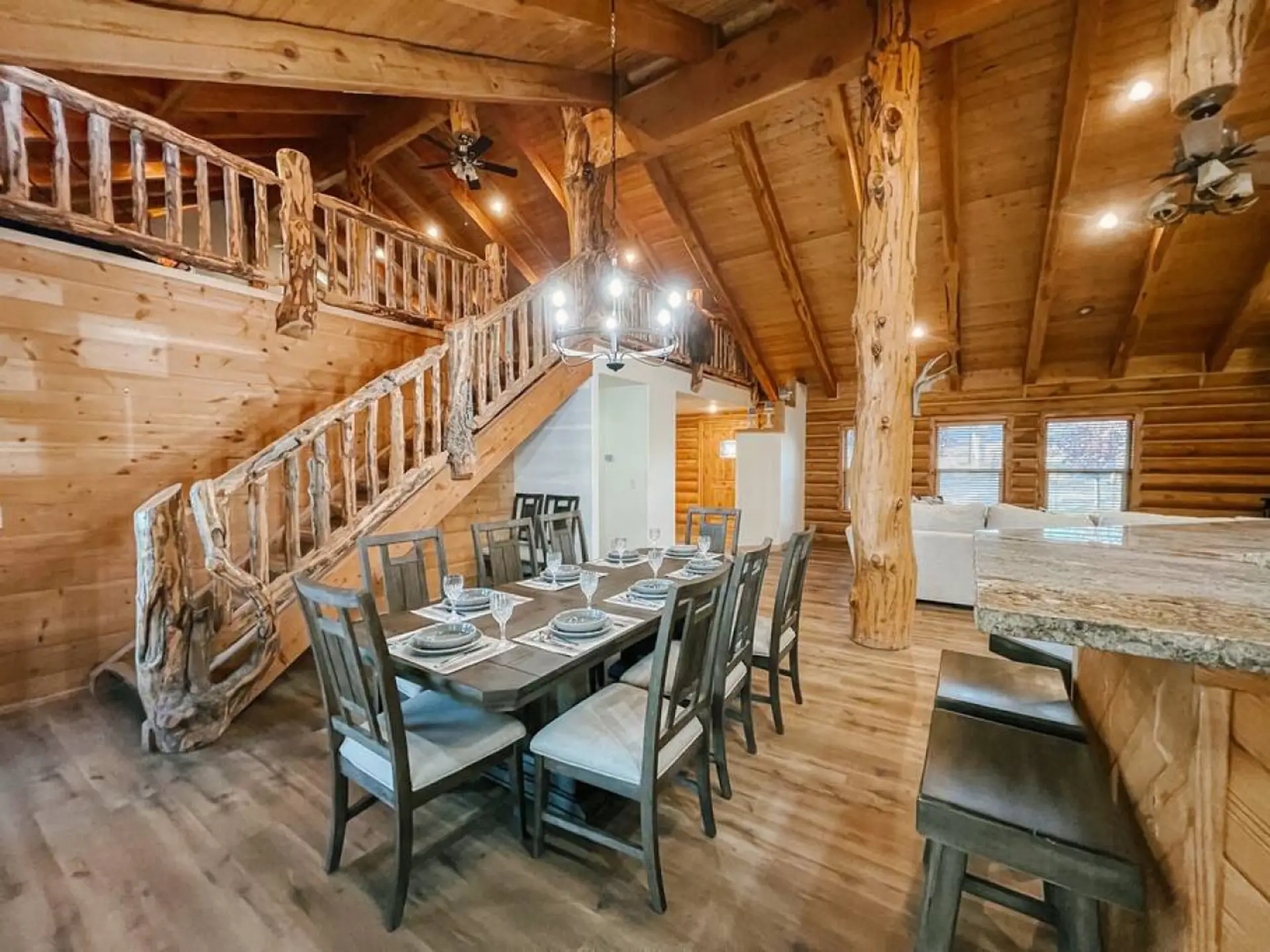 Large dining space
