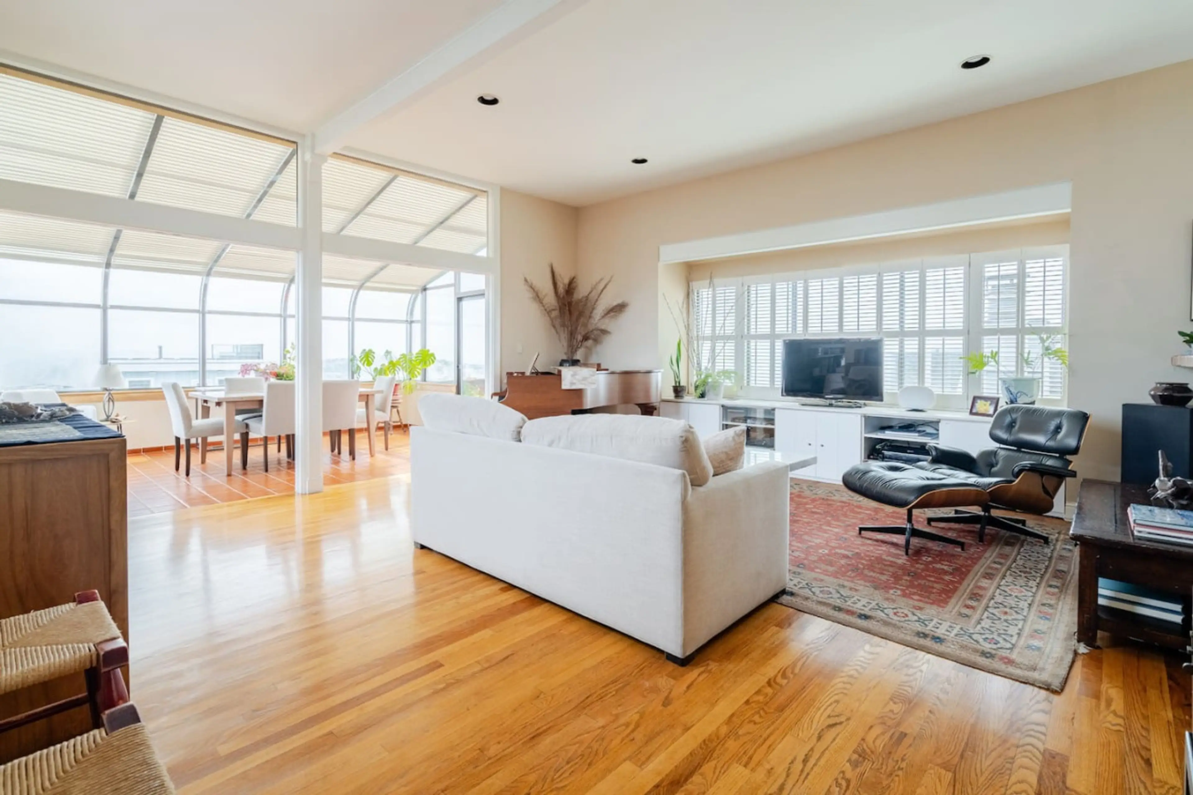 From our cozy and spacious living room to the inviting dining area