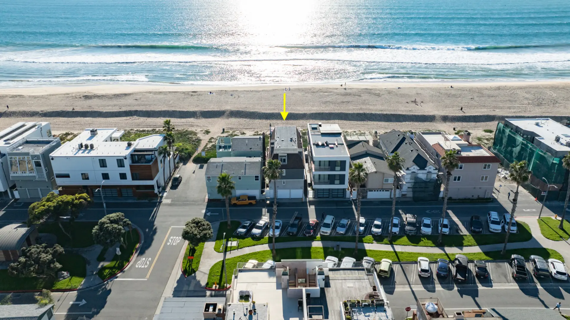 Beachfront penthouse