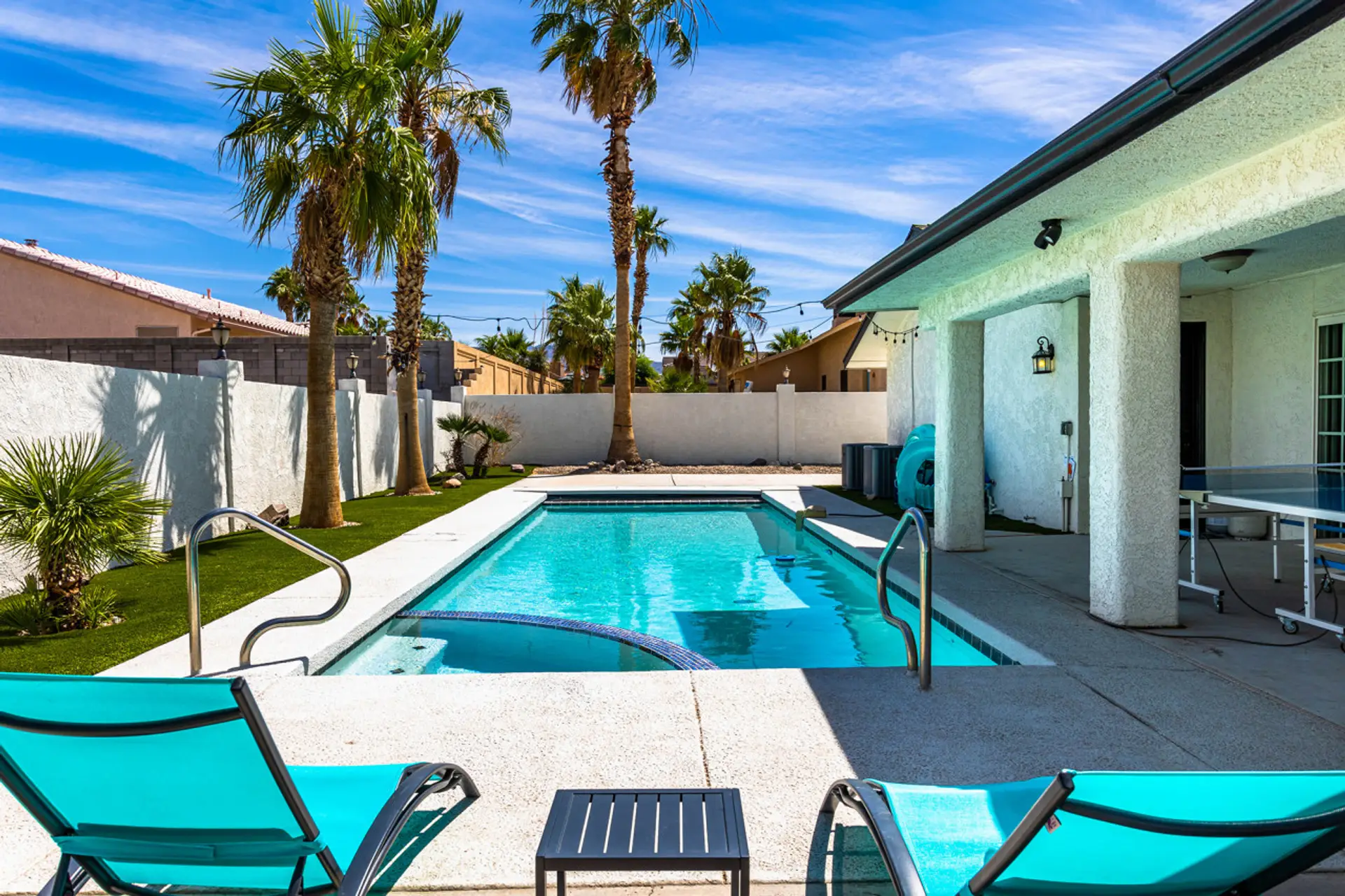 Poolside View