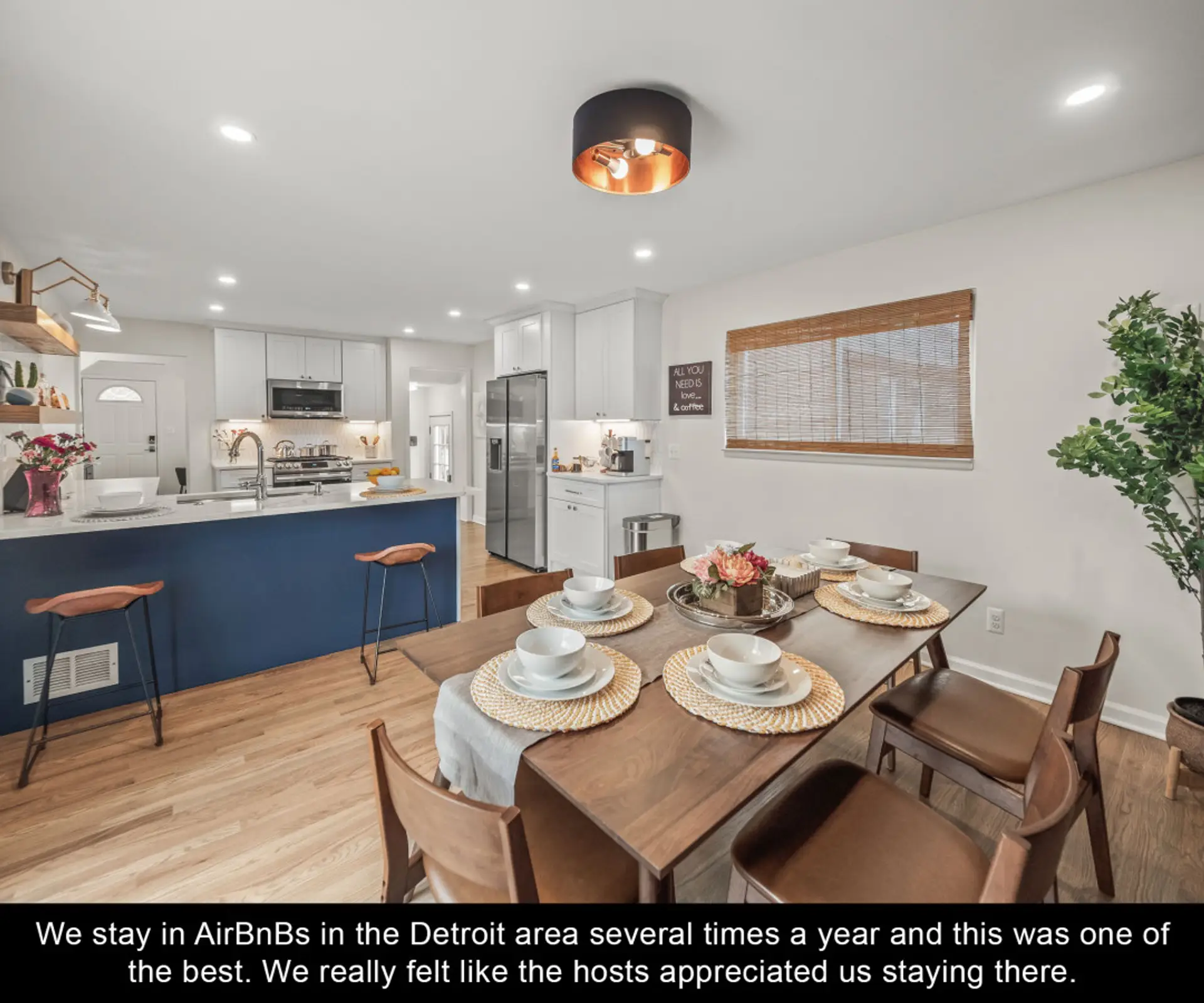 Dining room perfect for family gatherings