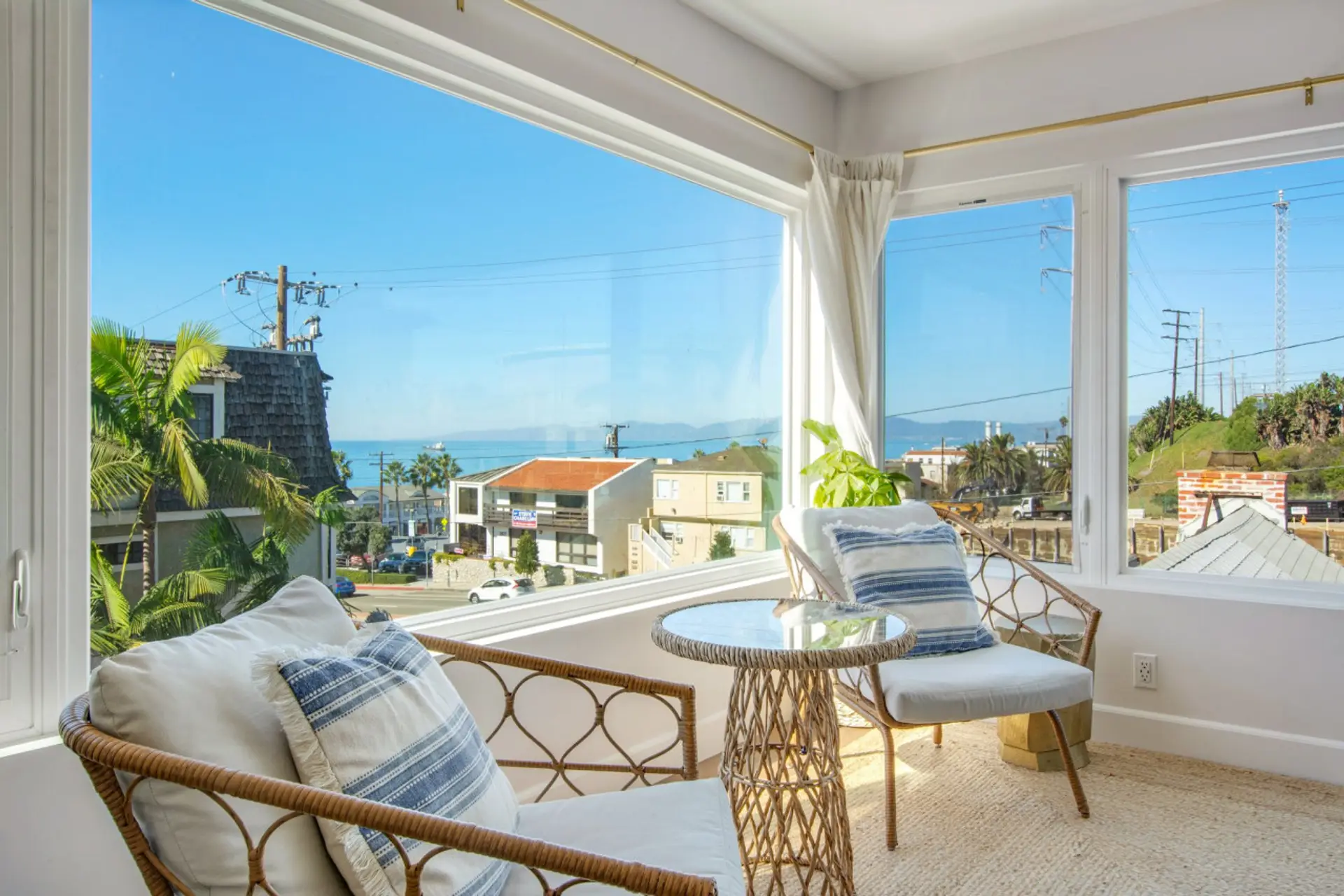breathtaking ocean views that greet you through the expansive living room windows