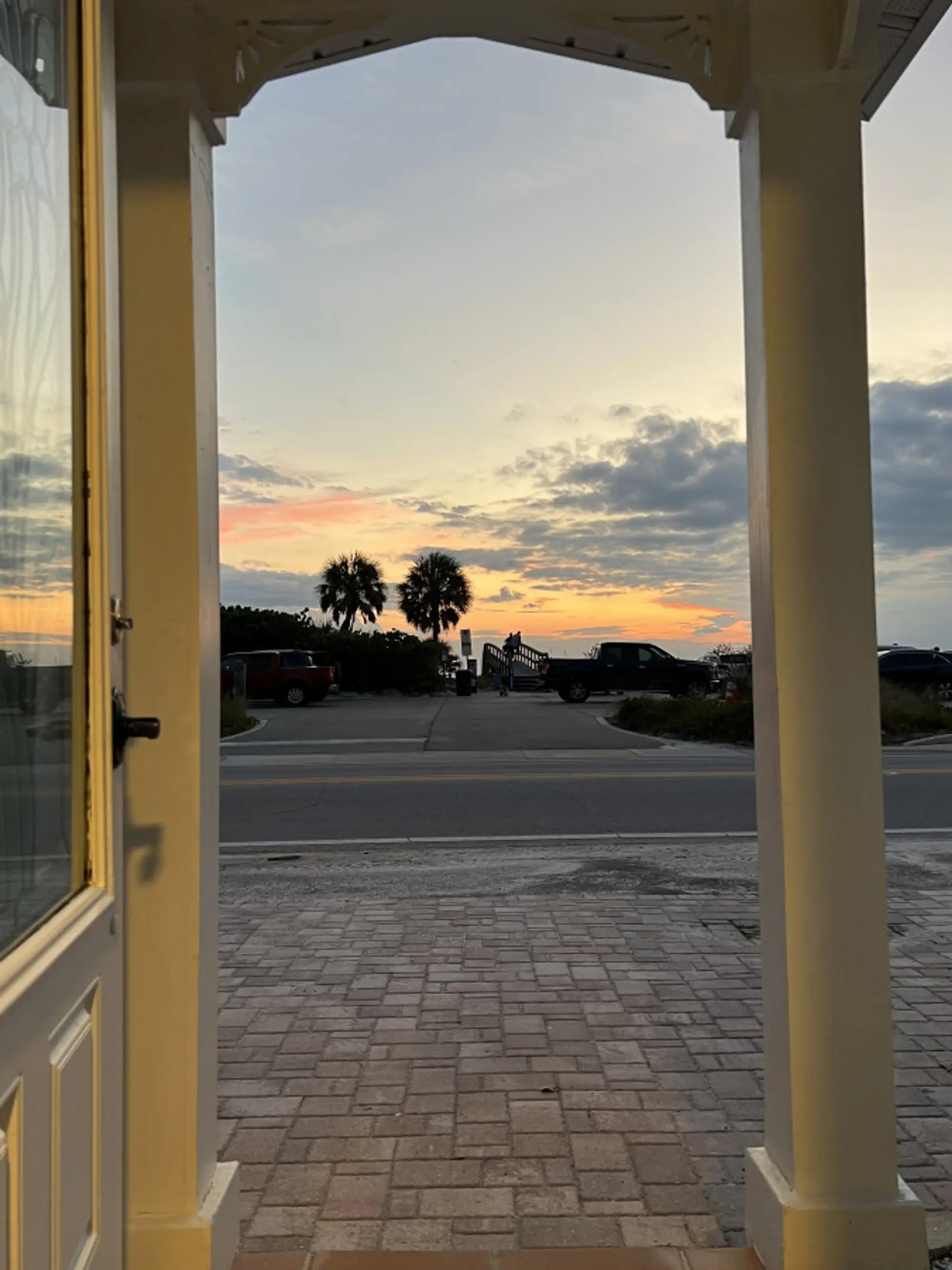 Beautiful view from front door