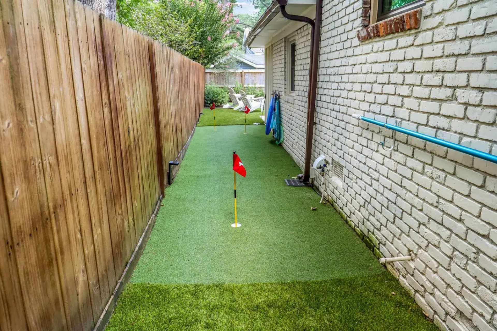 Challenge your crew to a putting competition before hitting the pool - because a little friendly rivalry makes the best vacation memories