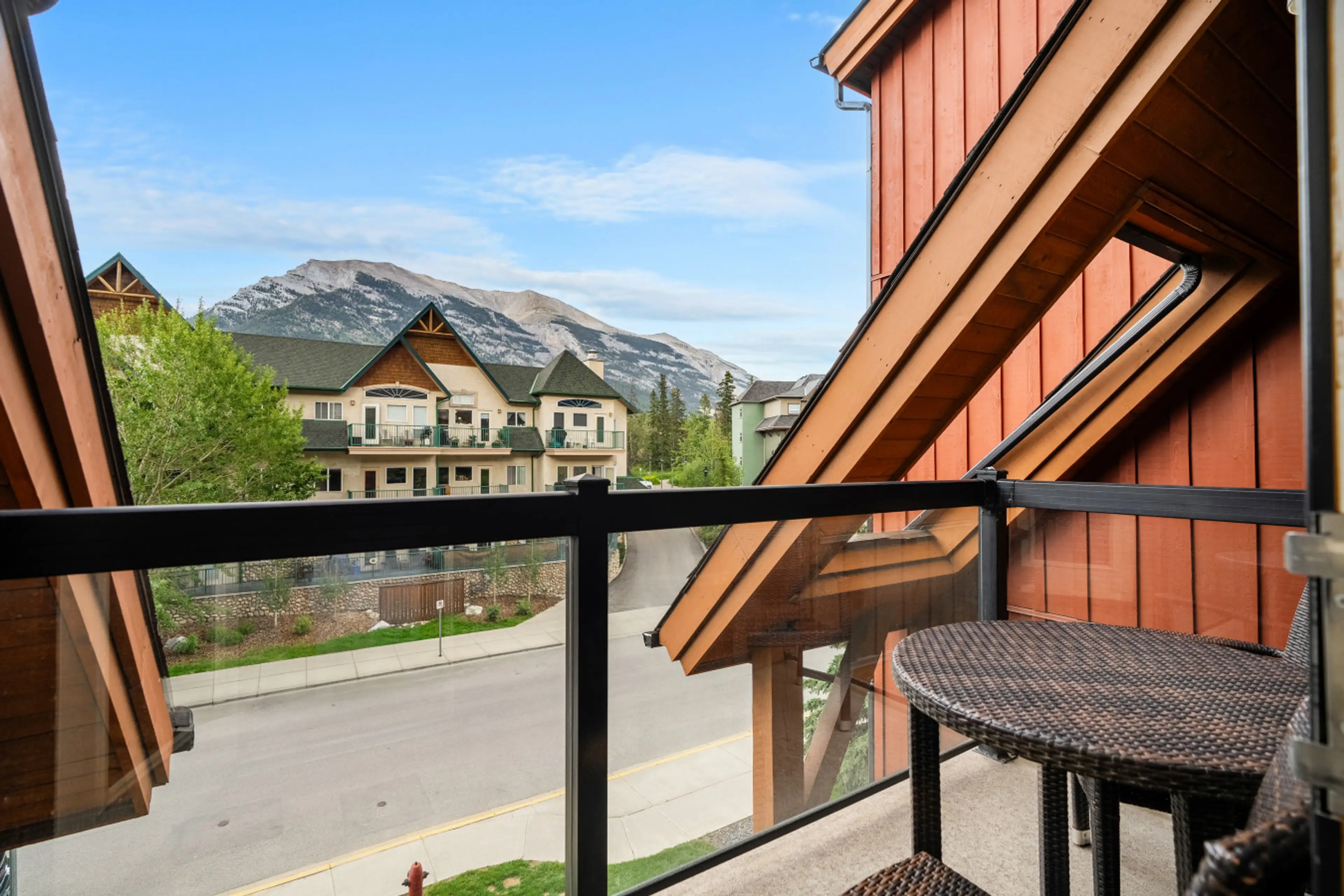 Scenic mountain view from your balcony.