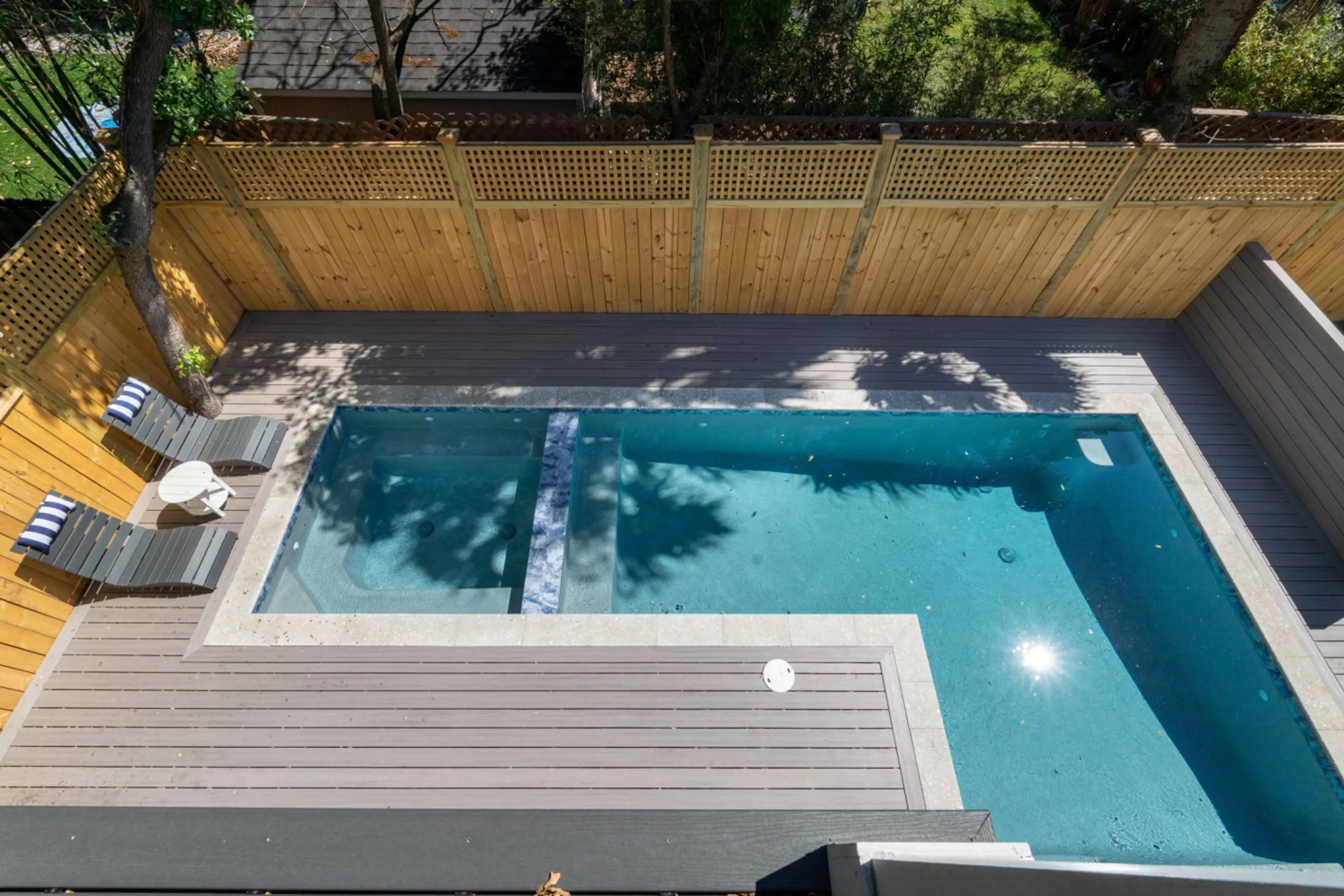 Pool days, spa nights ✨ Heated pool + hot tub + outdoor kitchen = perfection