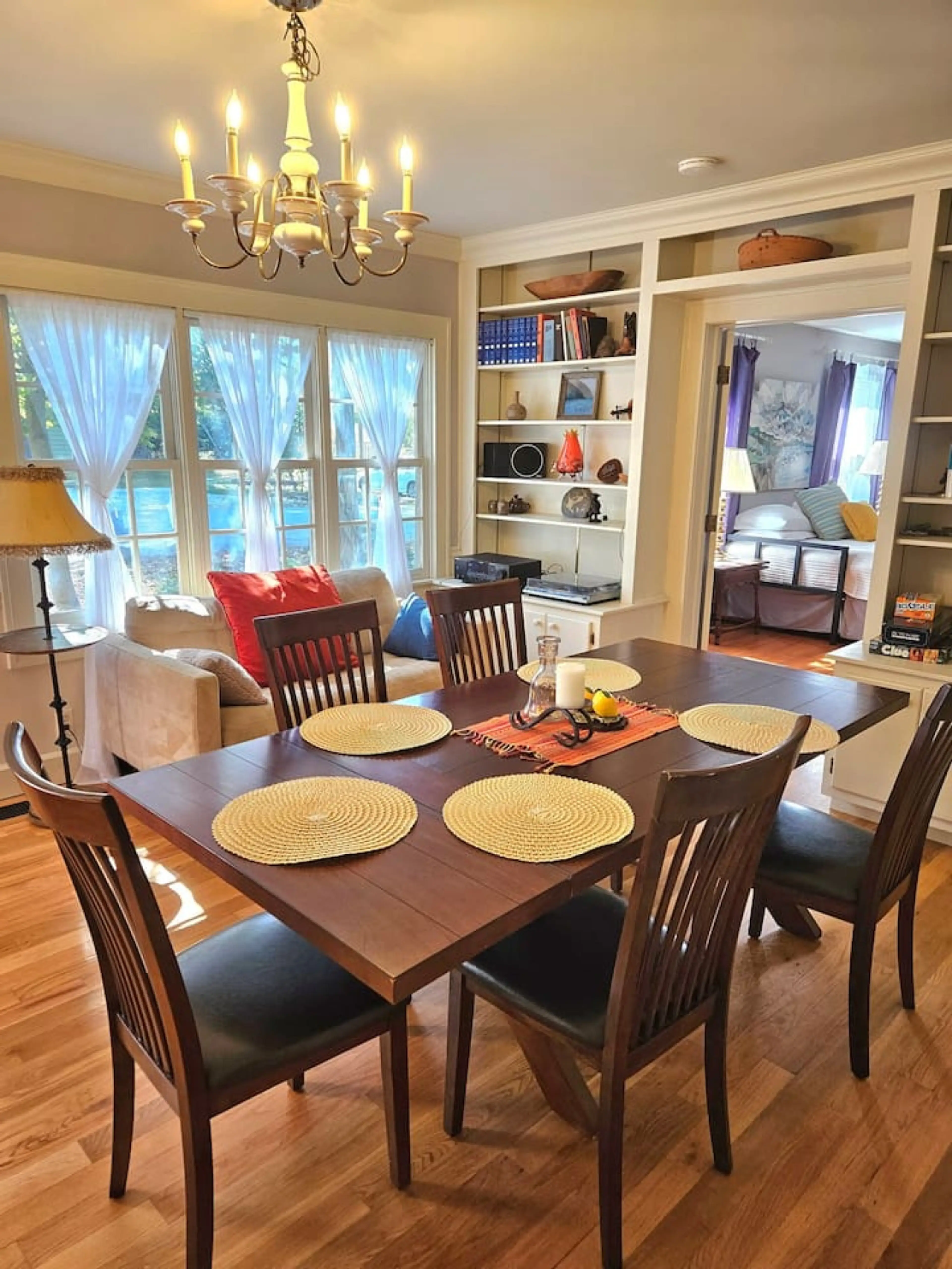 Dining Room Comfortably Seats 8