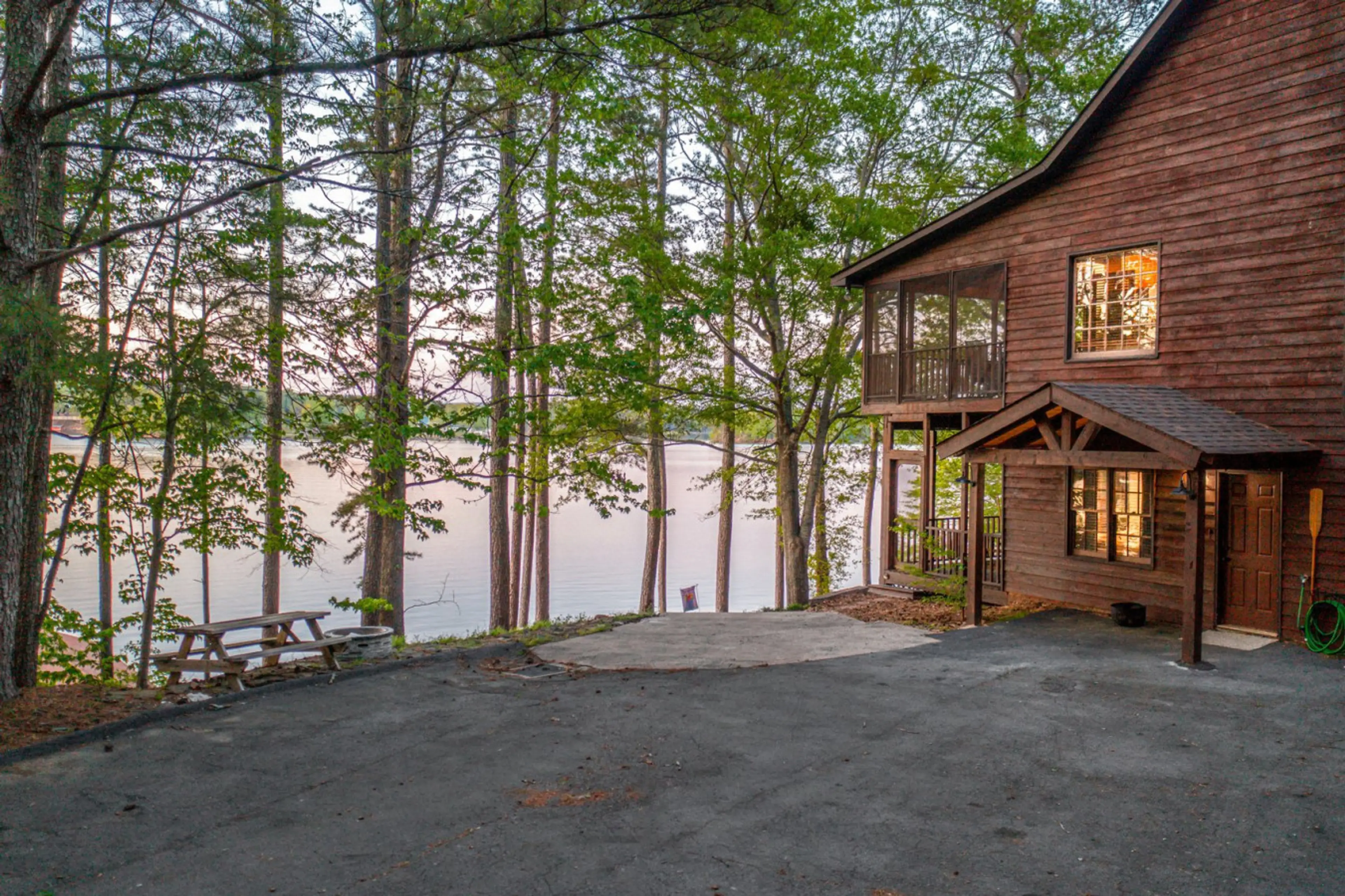 View overlooking Weiss Lake