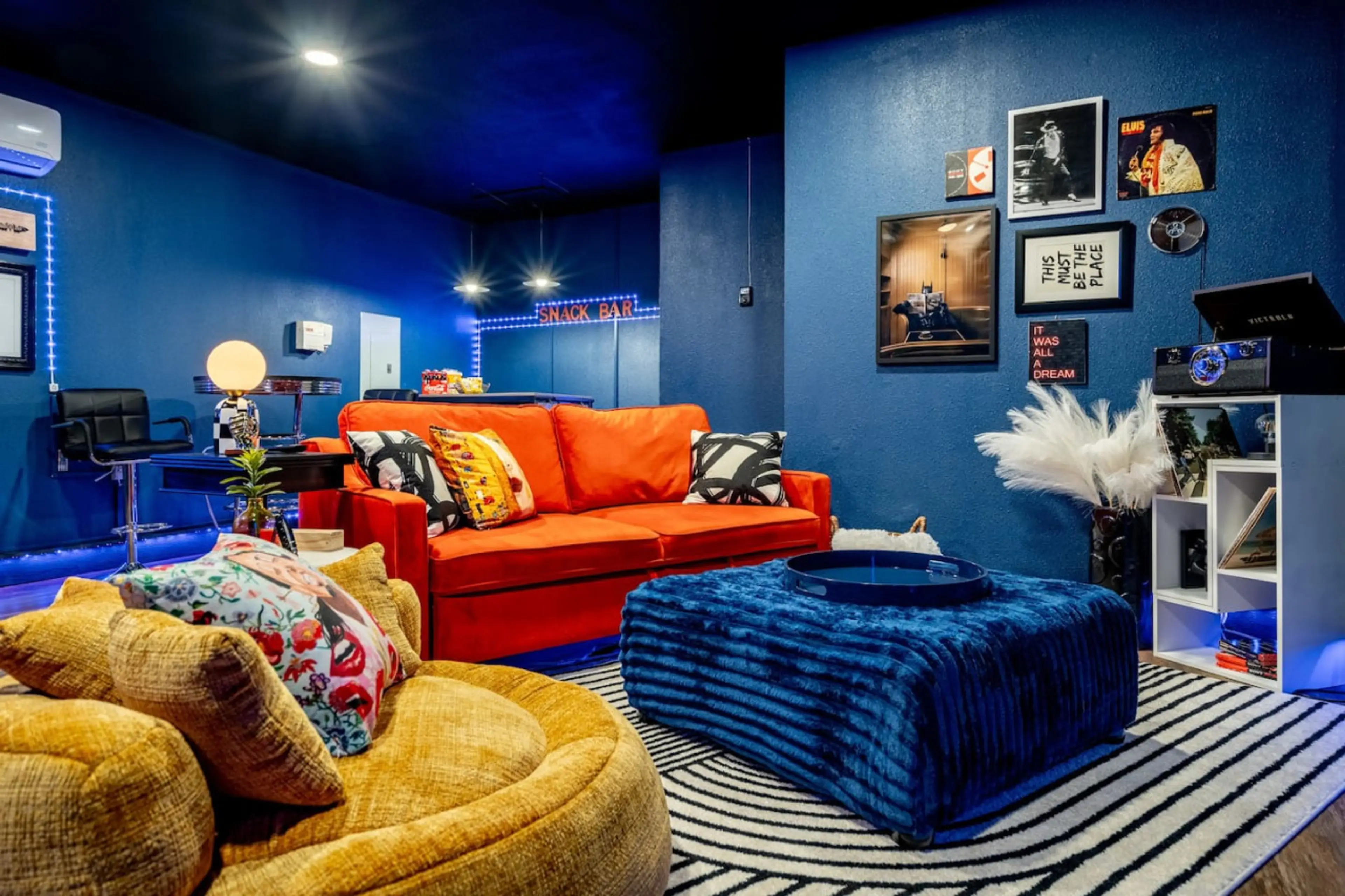 Movie theater themed room