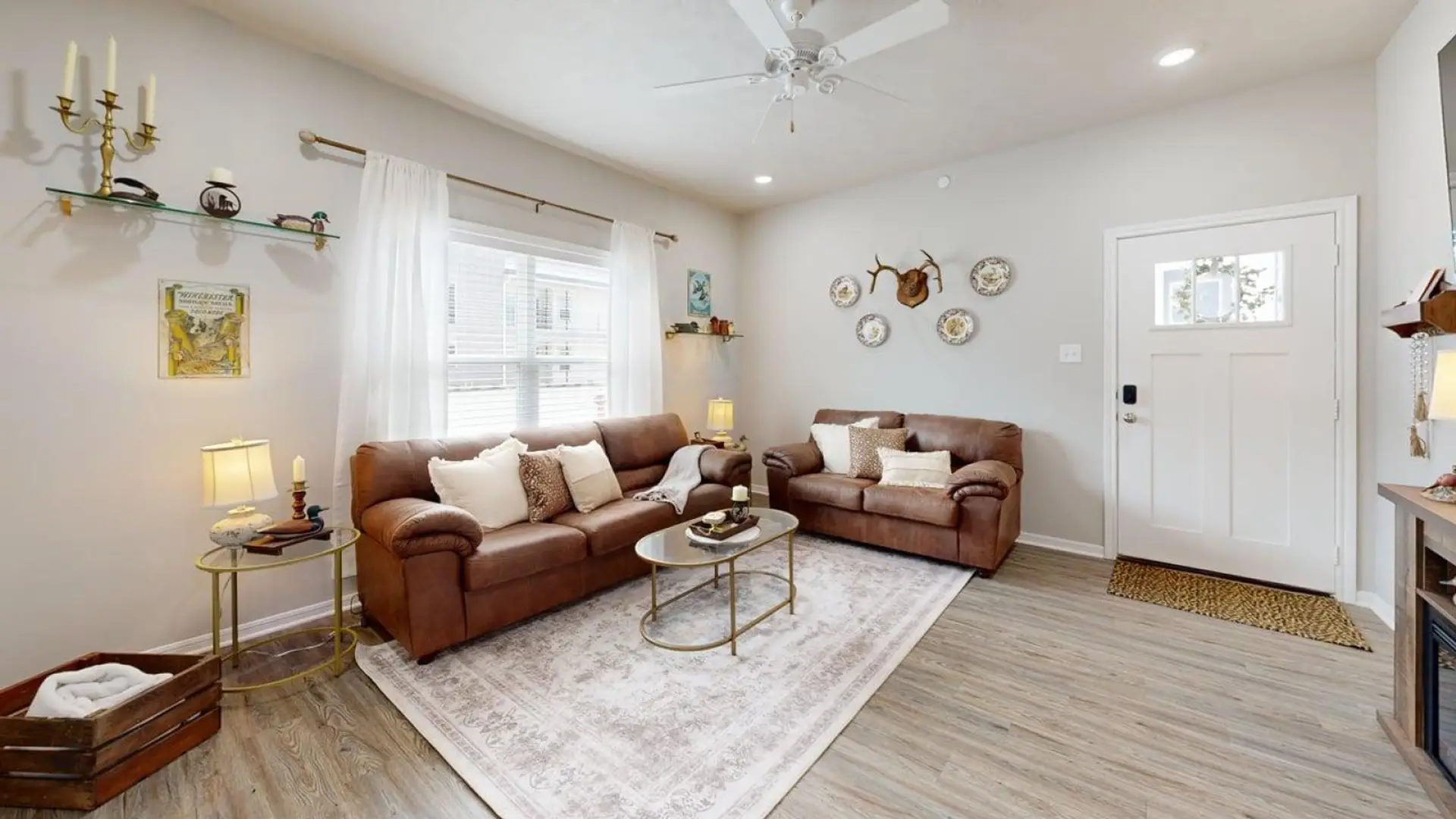 Living room space to gather and catch up