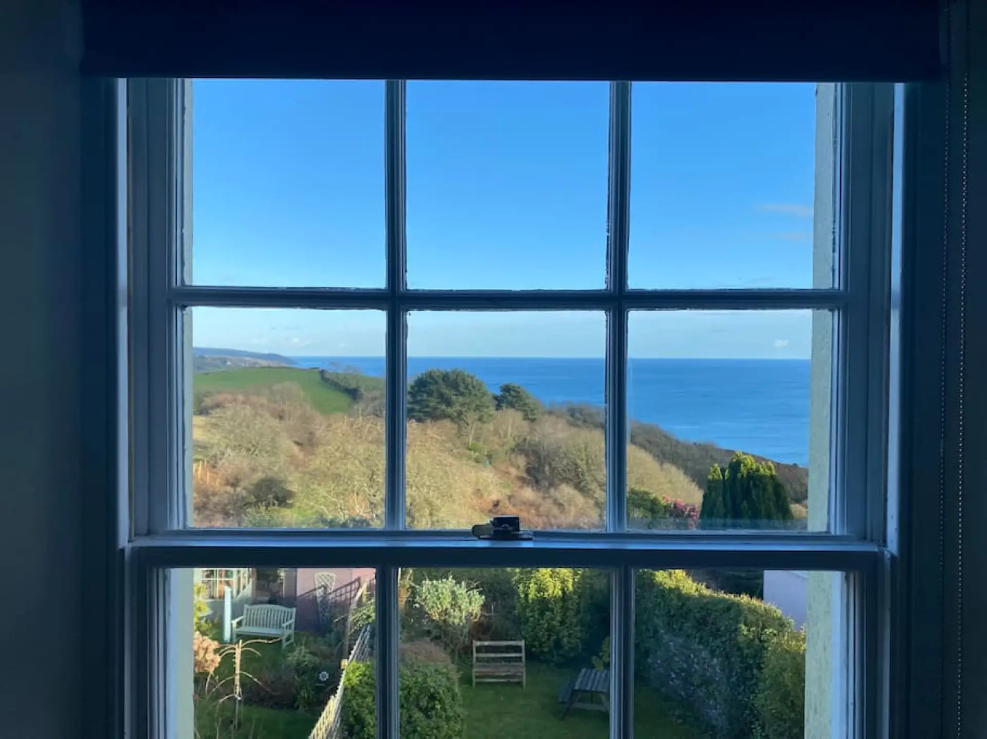 Sea view from the rear bedroom