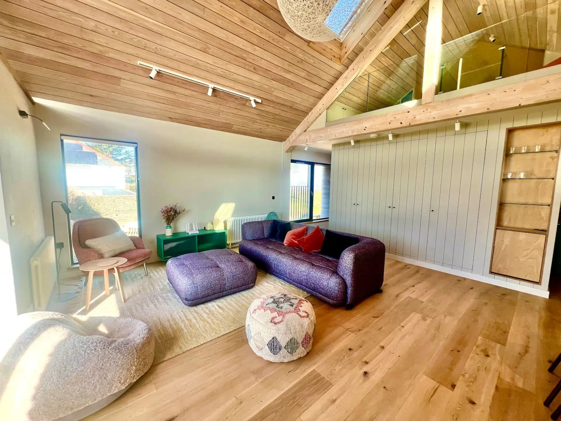Spacious open plan living space