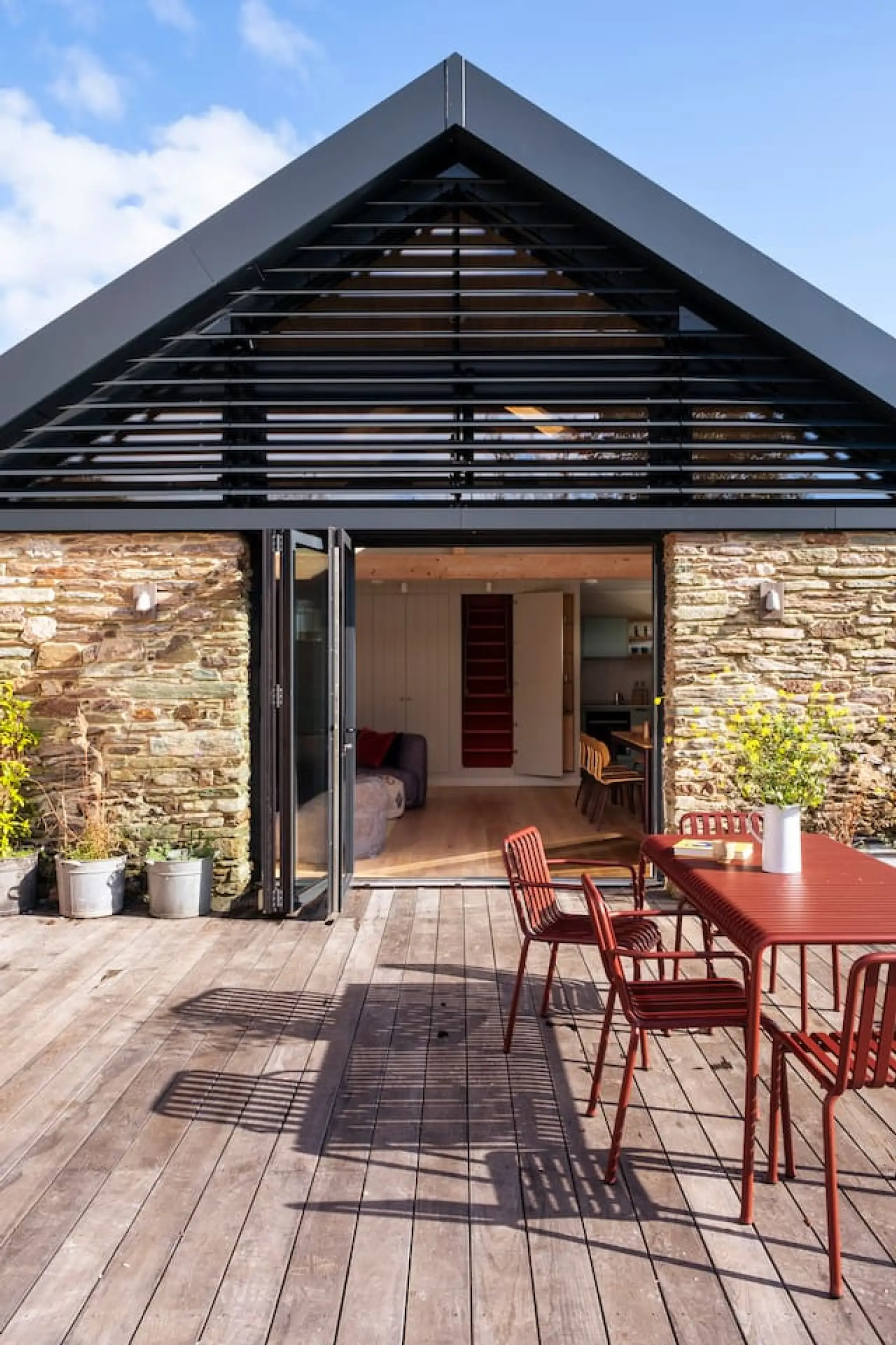 Inside/outside living in this beautiful barn conversion