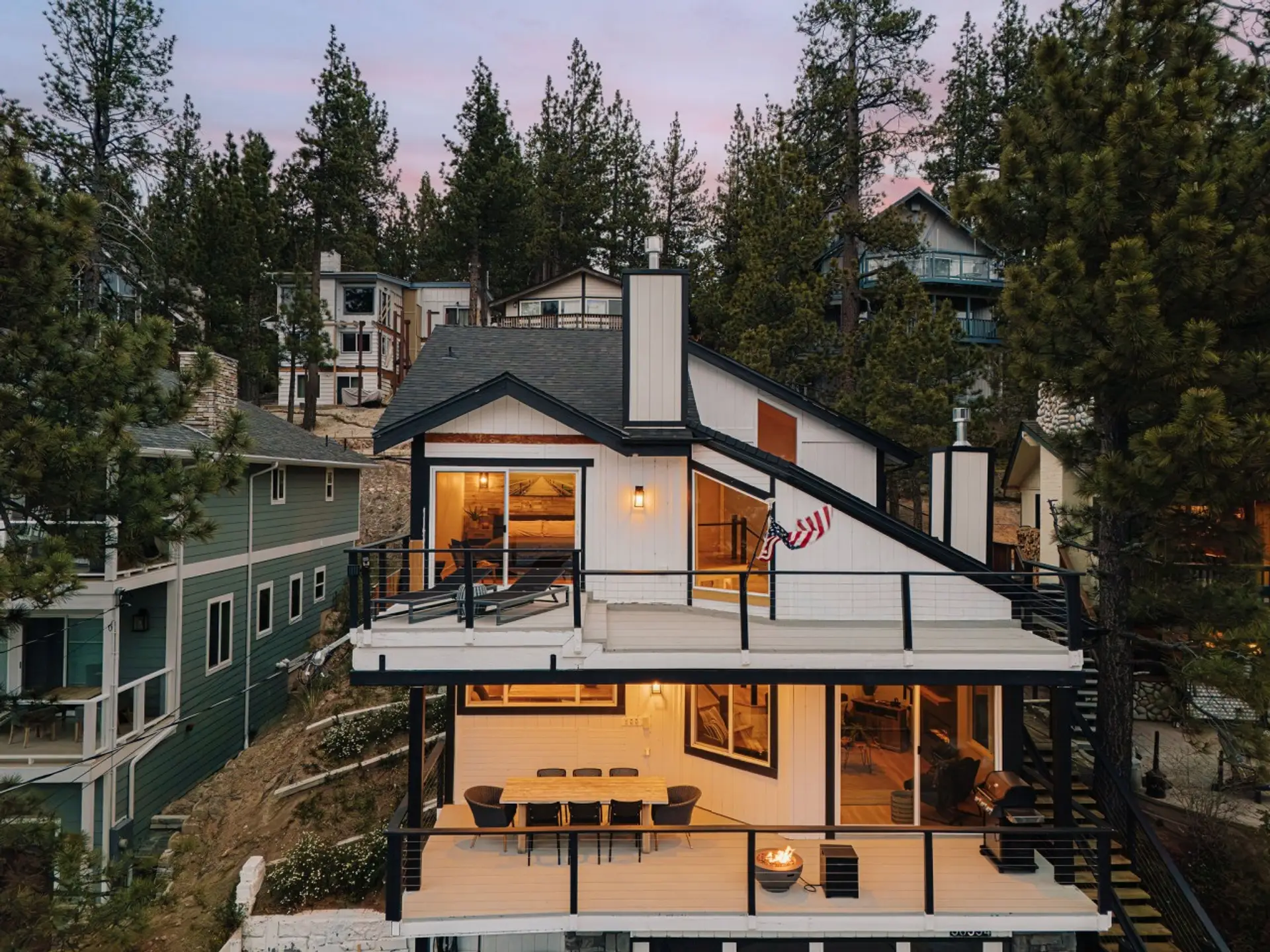 Welcome to Boulder Landing, a modern lakefront retreat on Big Bear Lake