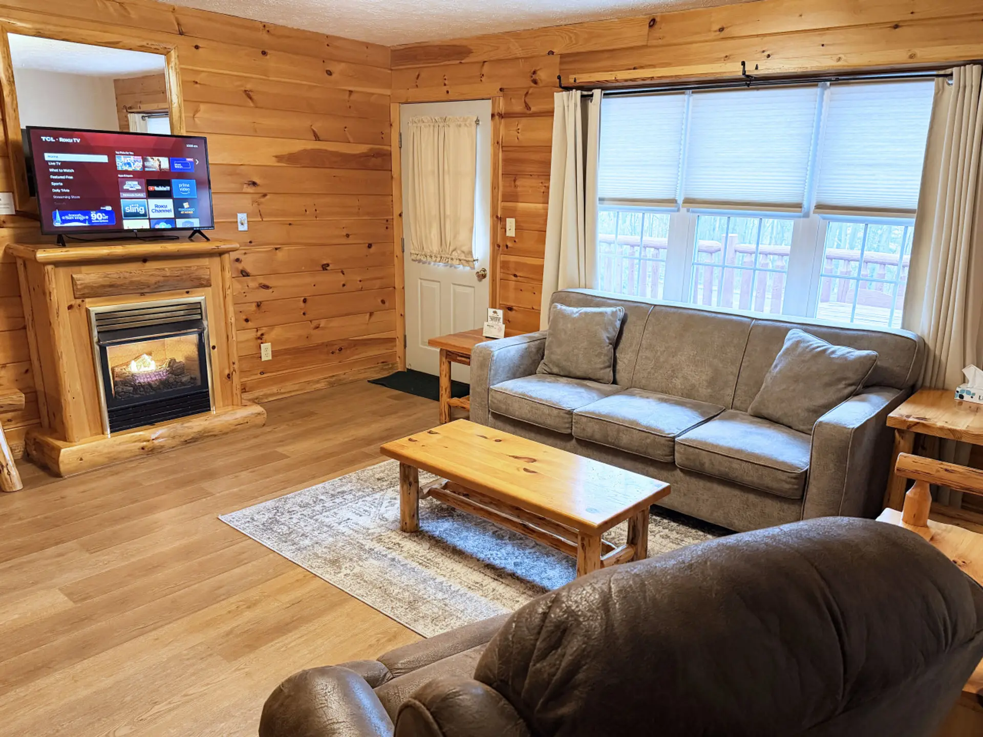 Living Room with Fireplace