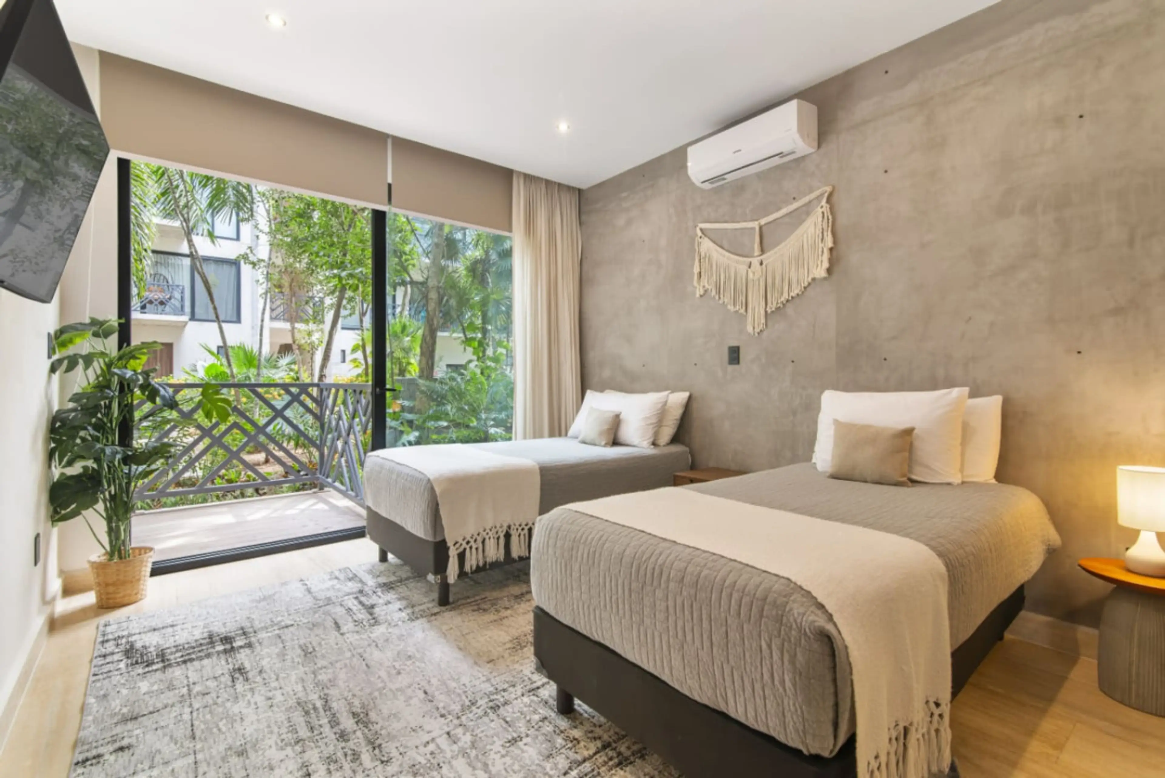 With the option of two individual beds and extra amenities, our second bedroom is tailored to meet your vacation needs.