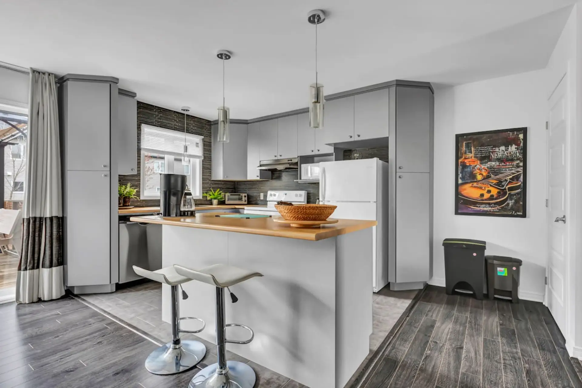 Modern fully equipped kitchen