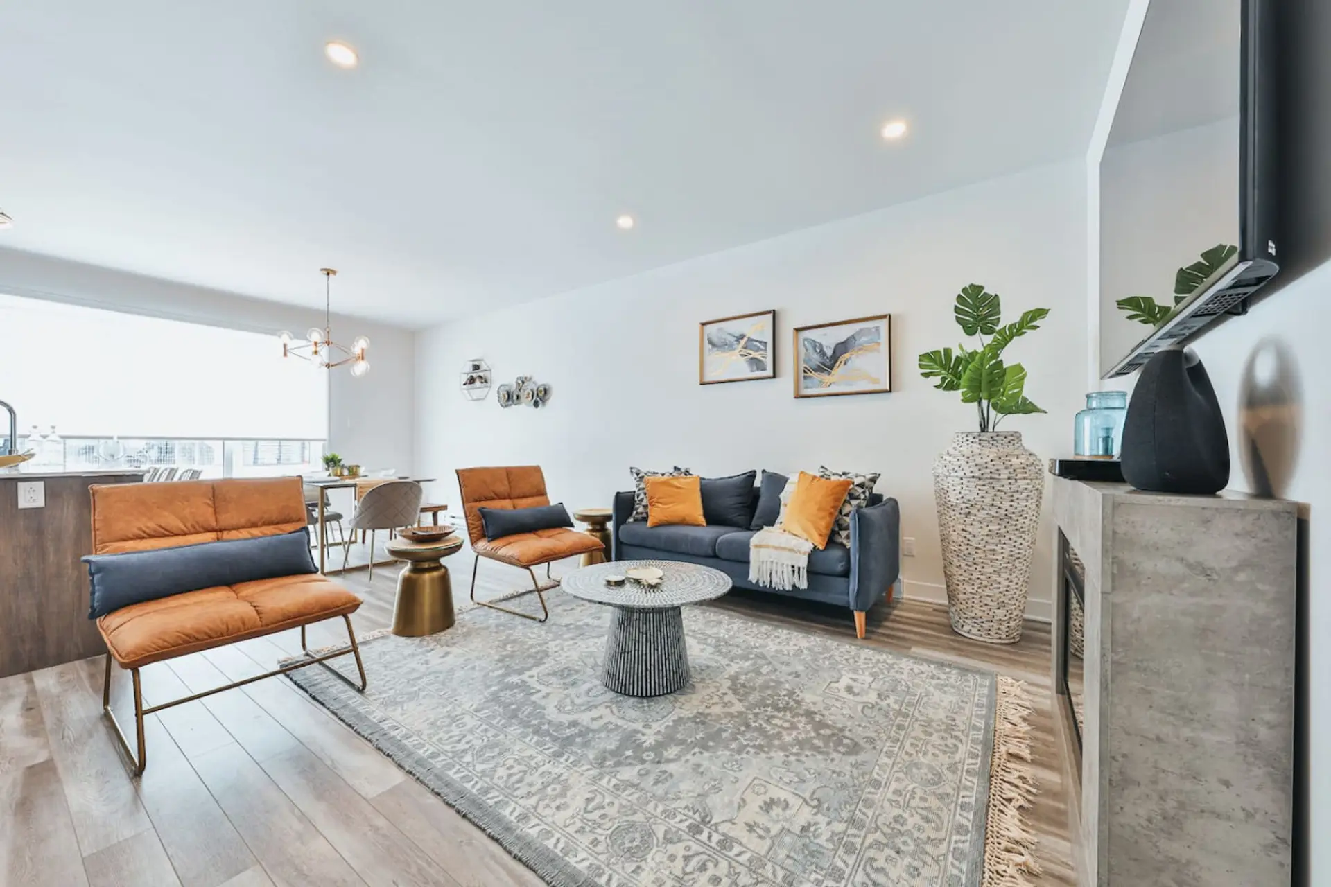 Open concept living room