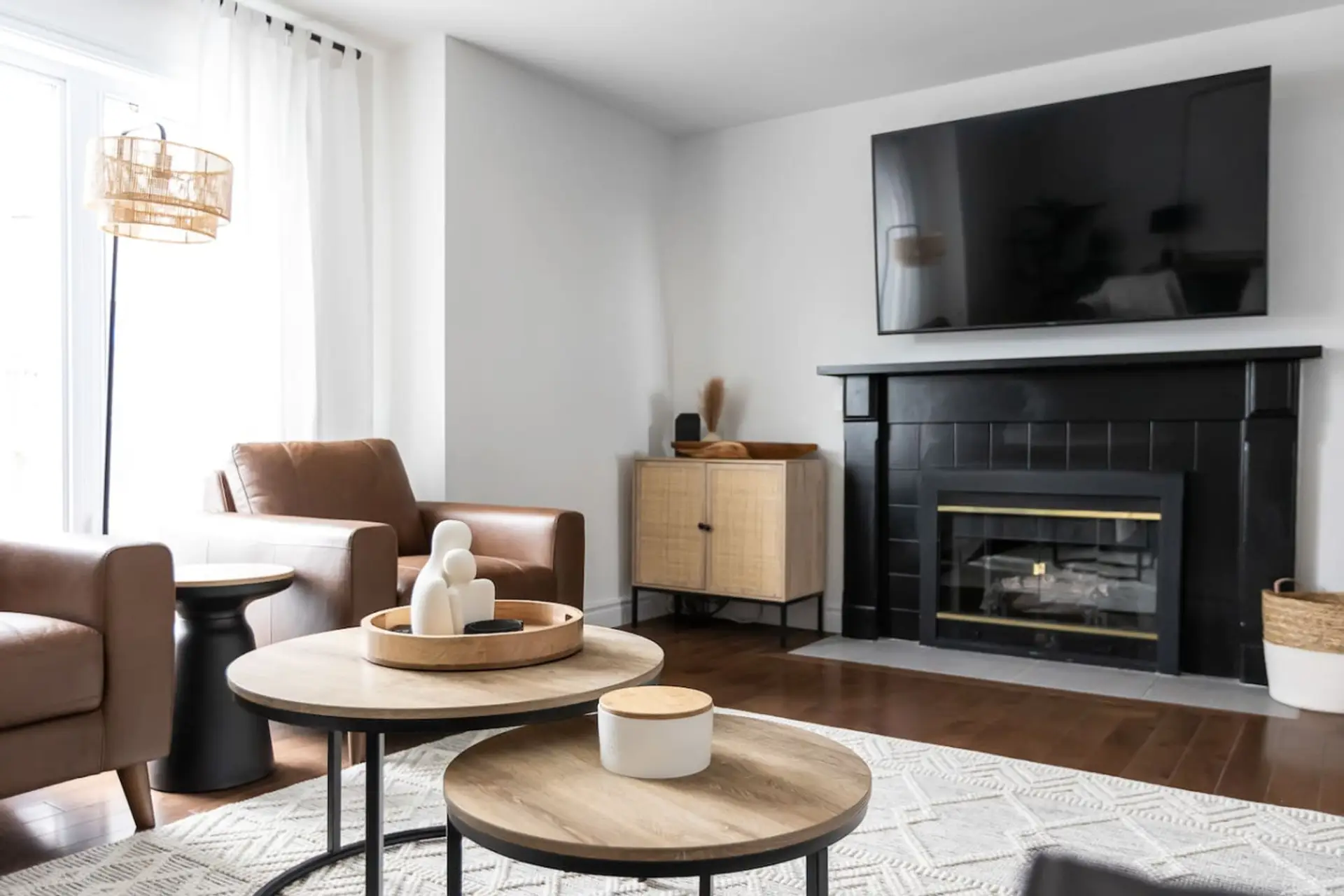 Living room with TV