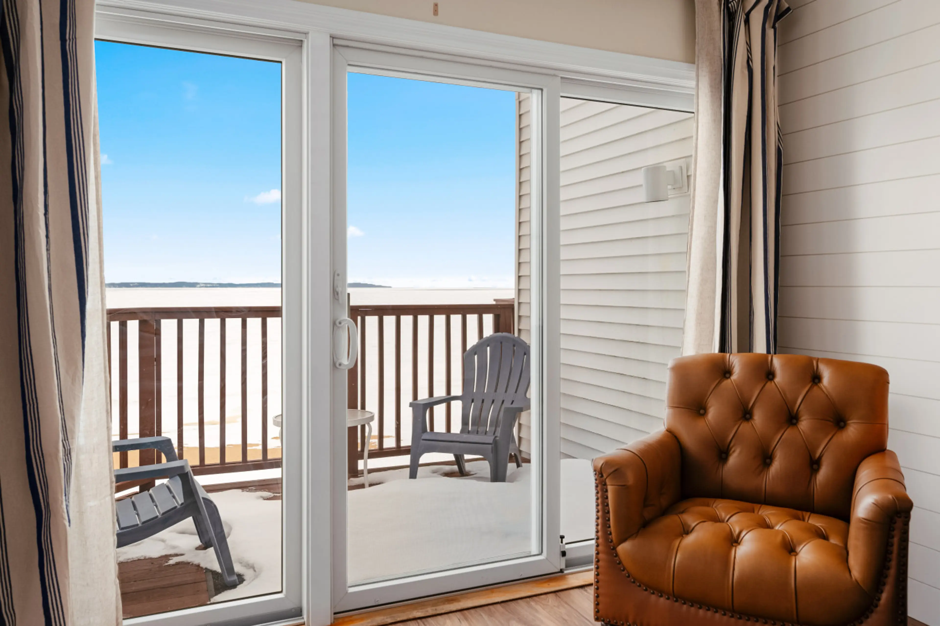 Wake up to breathtaking morning water views from your private balcony. 🌊