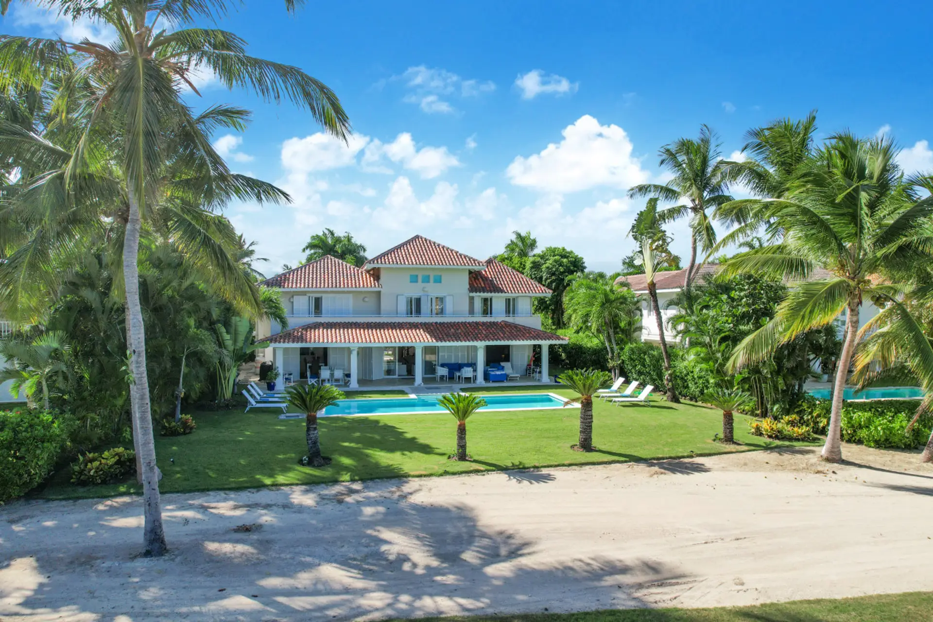 Villa Tortuga B7: view of the property seen from the golf course
