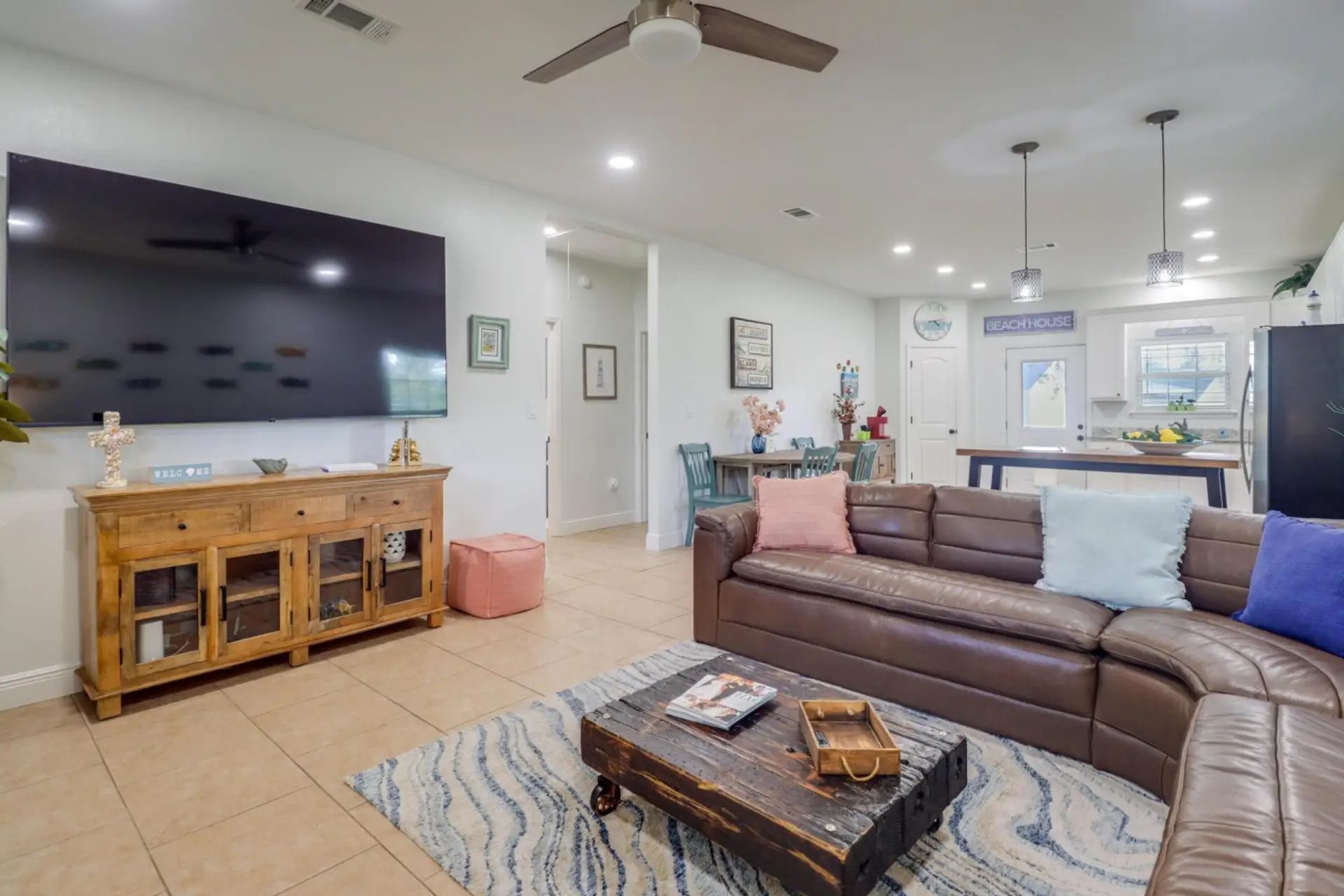 Large TV in Living Room
