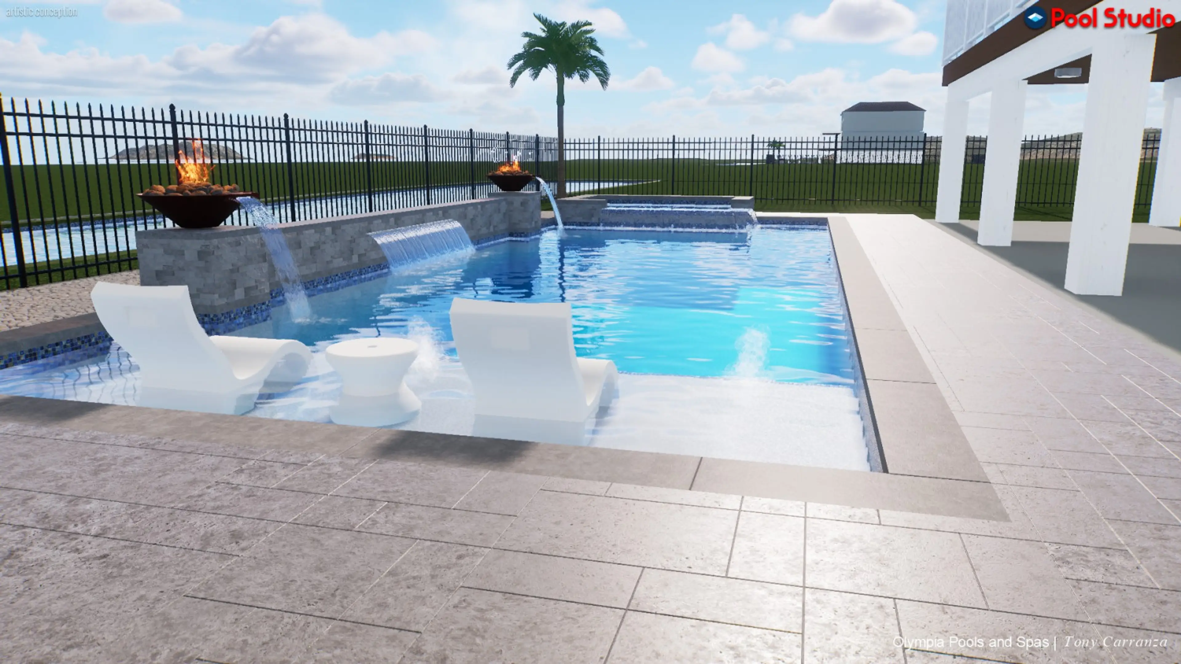 Private Pool & Hot-tub To Be Complete Before May 1, 2026 (Estimated)! This Is The Exact 3D Rendering
