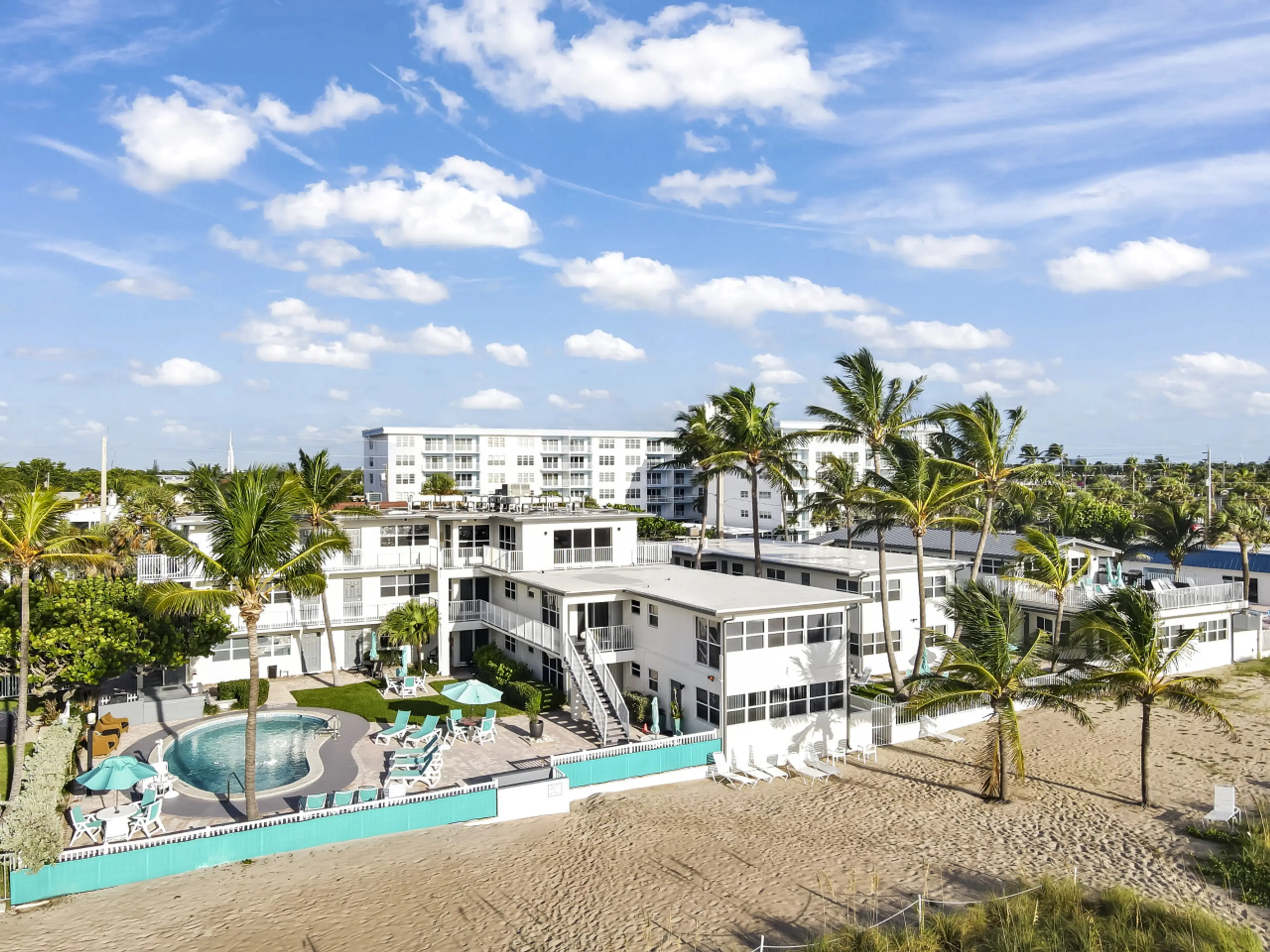 Back View from Beach
