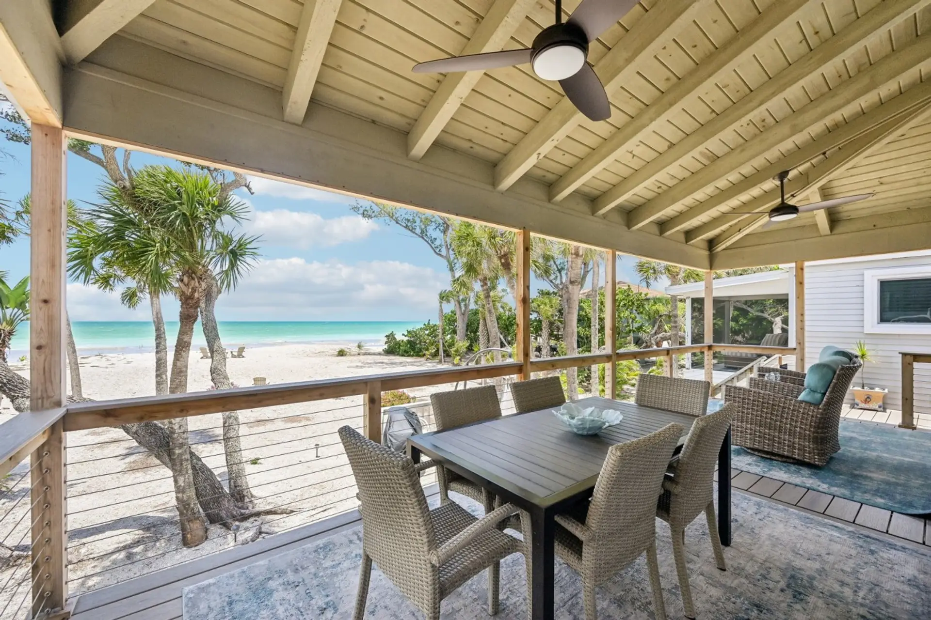 Patio with view