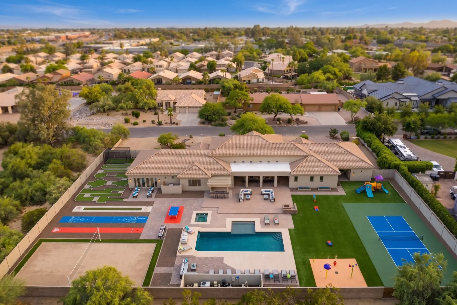 [Resort Property] with Heated Pool, Spa, Pickleball, Basketball, Volleyball, and more