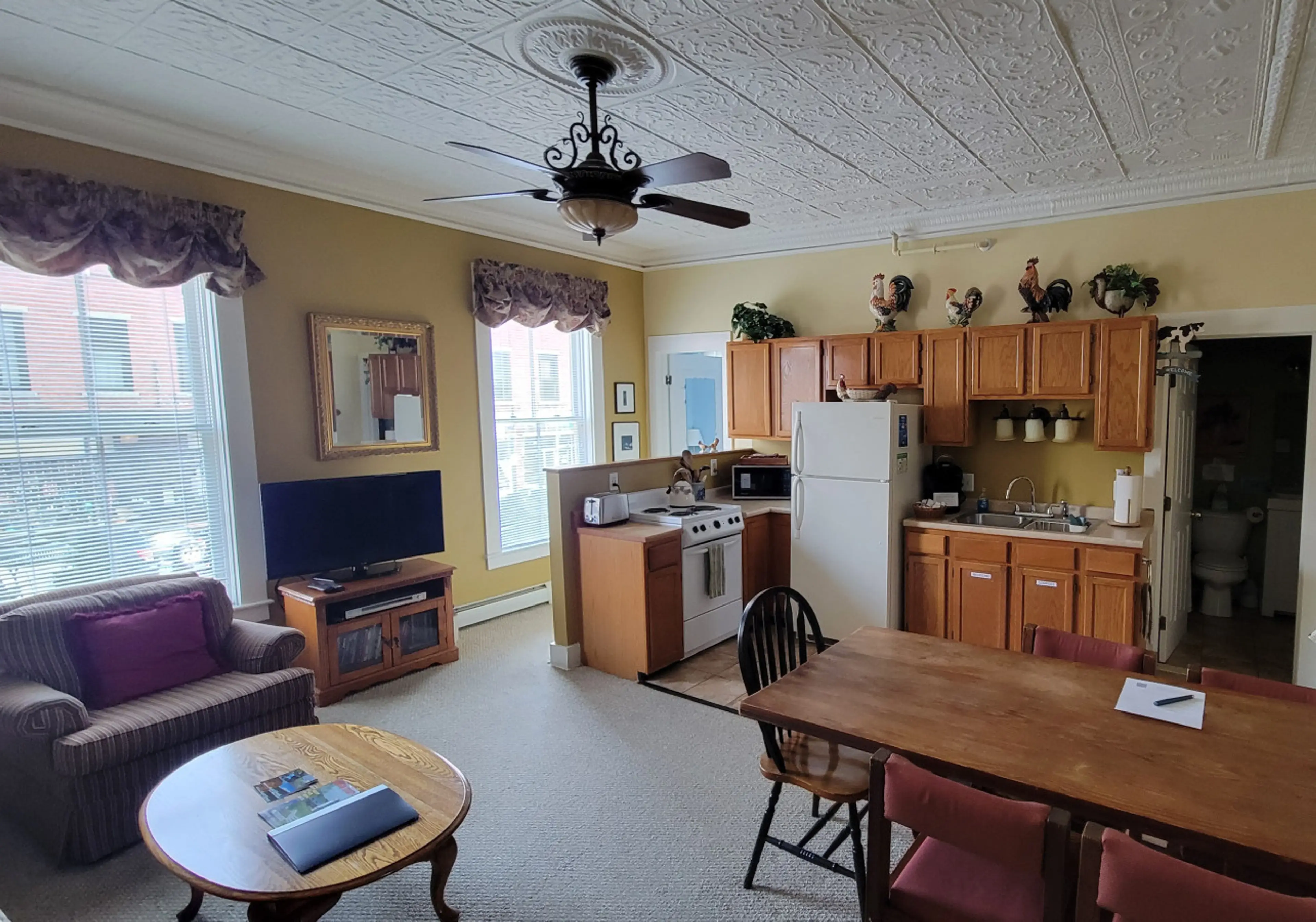 Living Room Kitchen