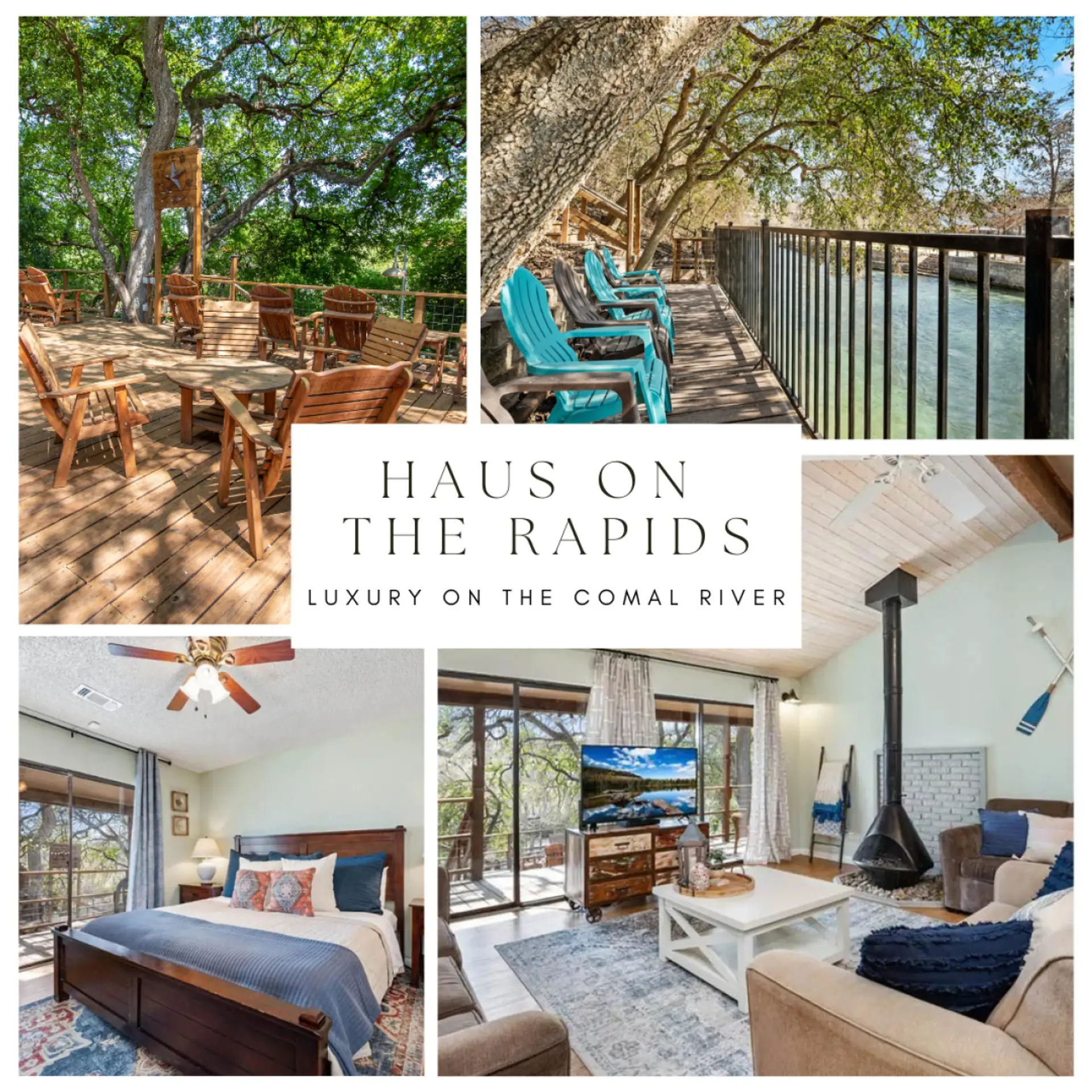 Welcome to Haus on the Rapids! Your Comal River getaway starts here!