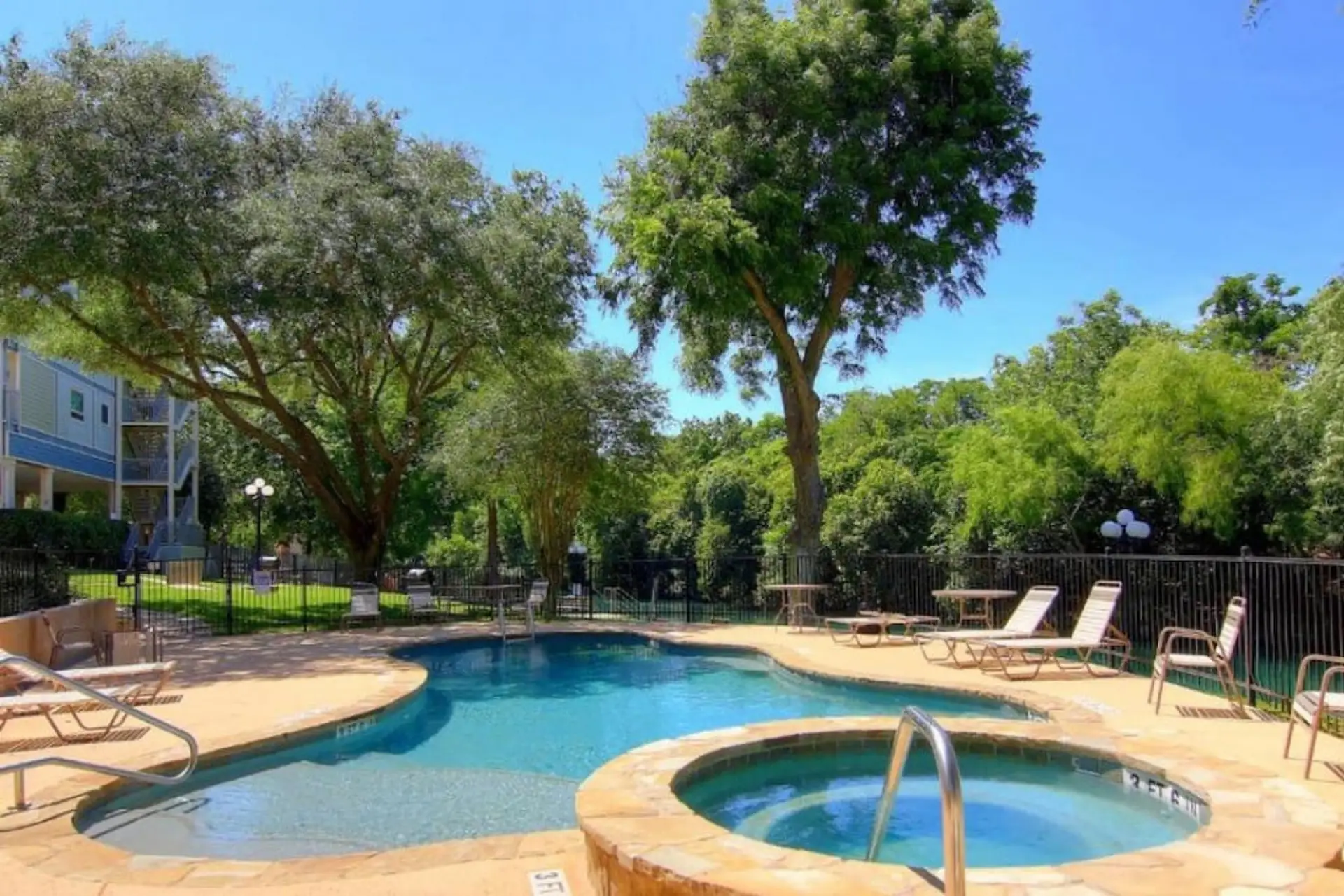 River days/ Condo stays magnificent view of the Comal River