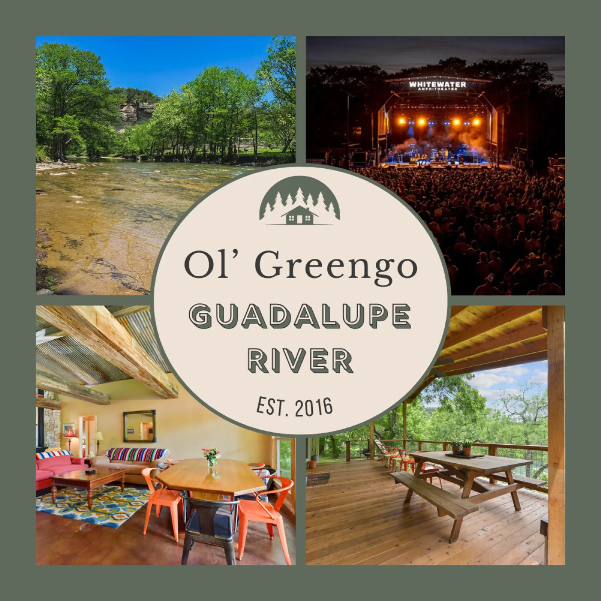 Guadalupe river home with wonderful views