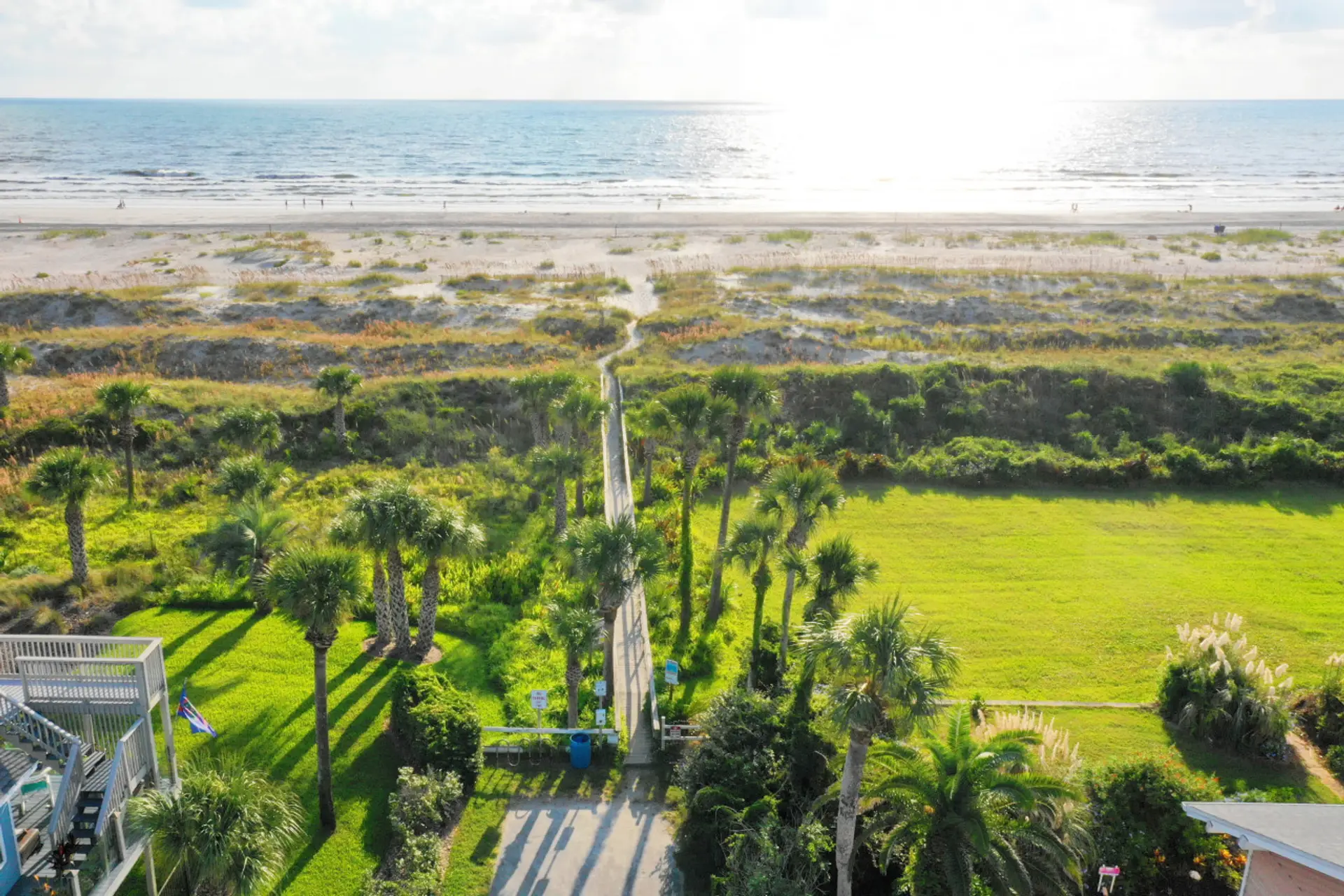 Beach walkover is 450 feet from the front door