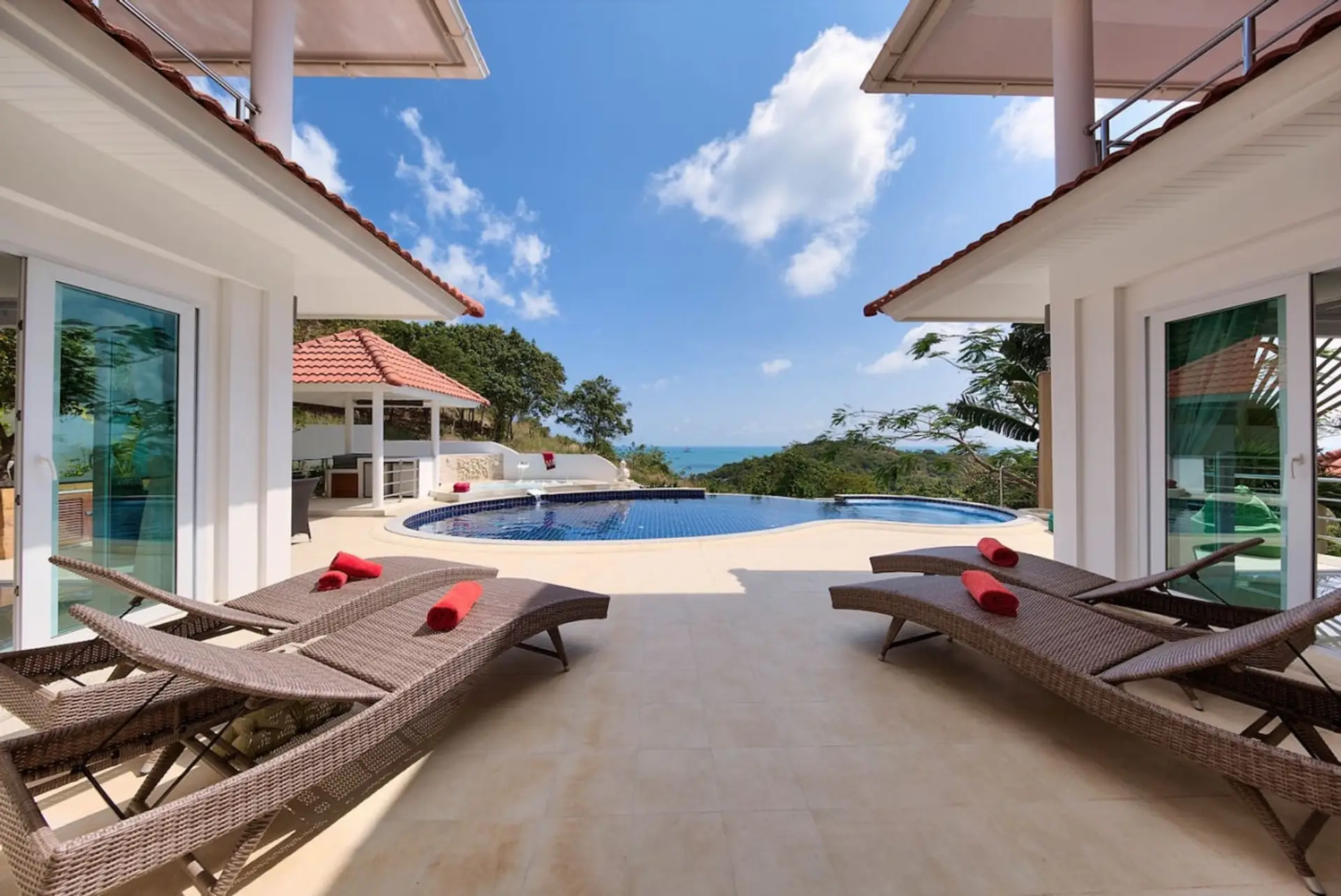 Beachfront pool villa with stunning Thongsong Bay ocean views Koh Samui Thailand