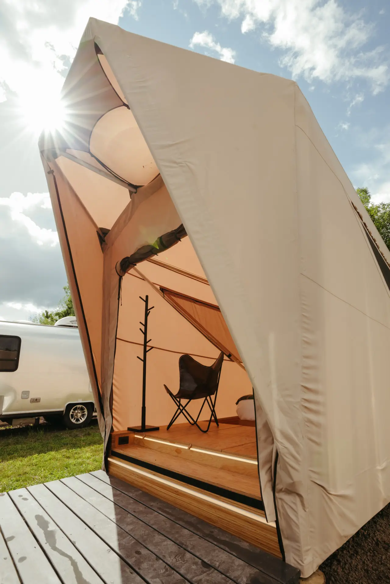 Airstream Glamping view 11