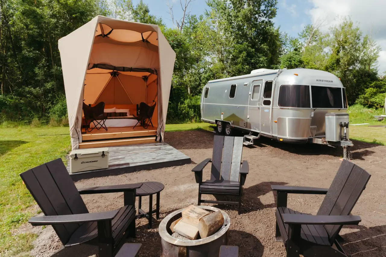 Airstream Glamping at Maxam Hotels, Finger Lakes New York