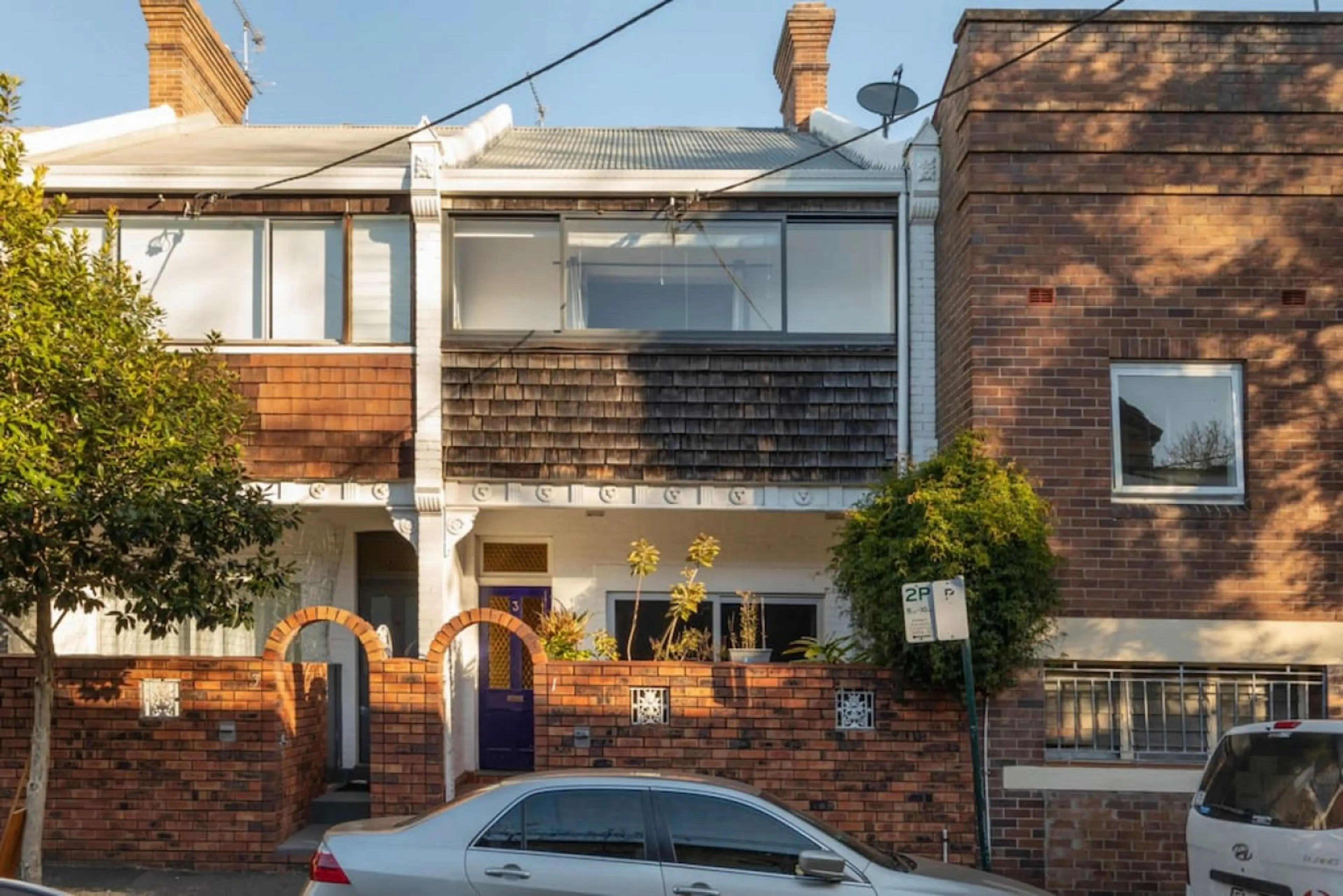 Front of house. Unit 3/1 Mort St is upstairs