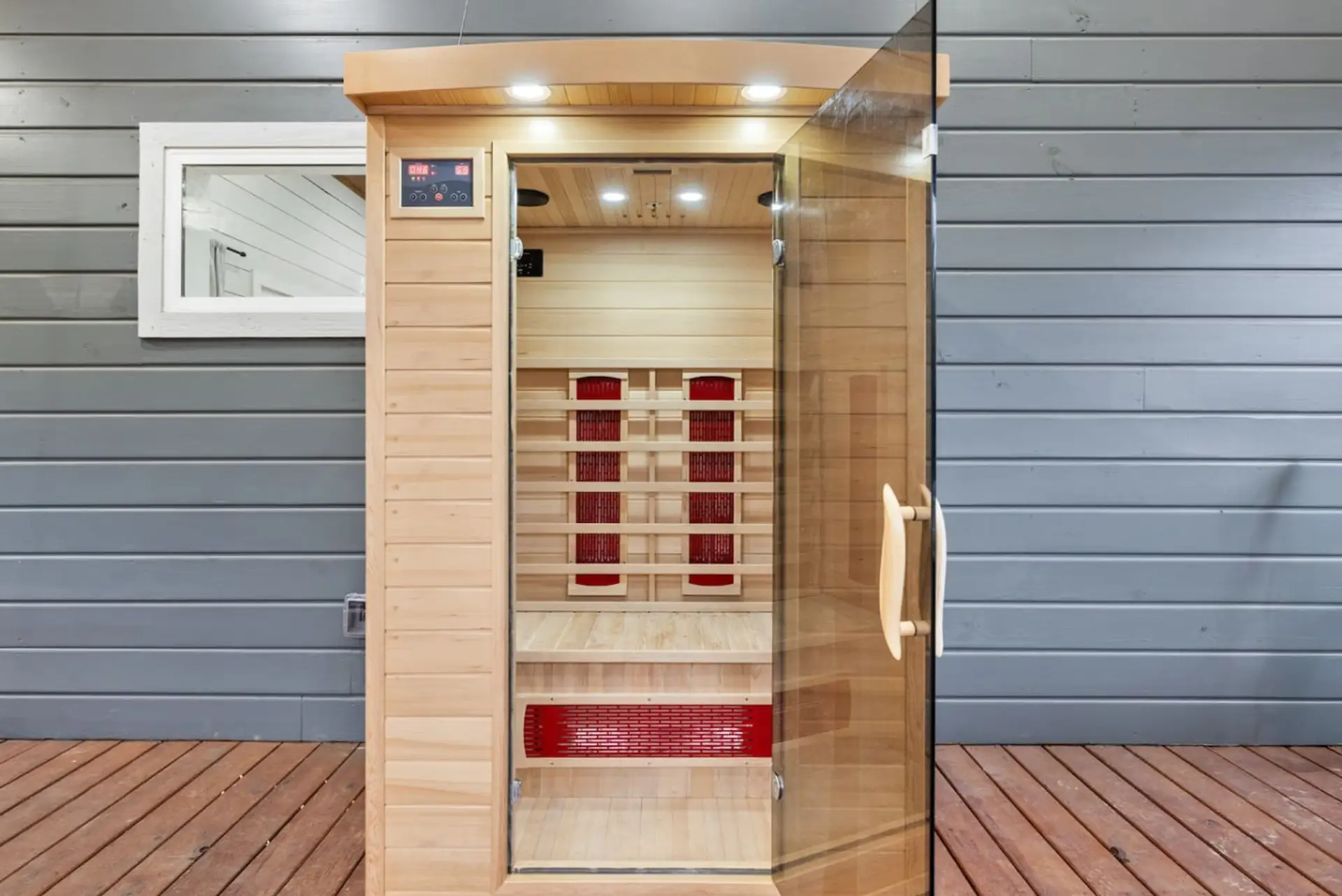 Sweat out the stress in your own private infrared sauna and emerge feeling like a whole new person.