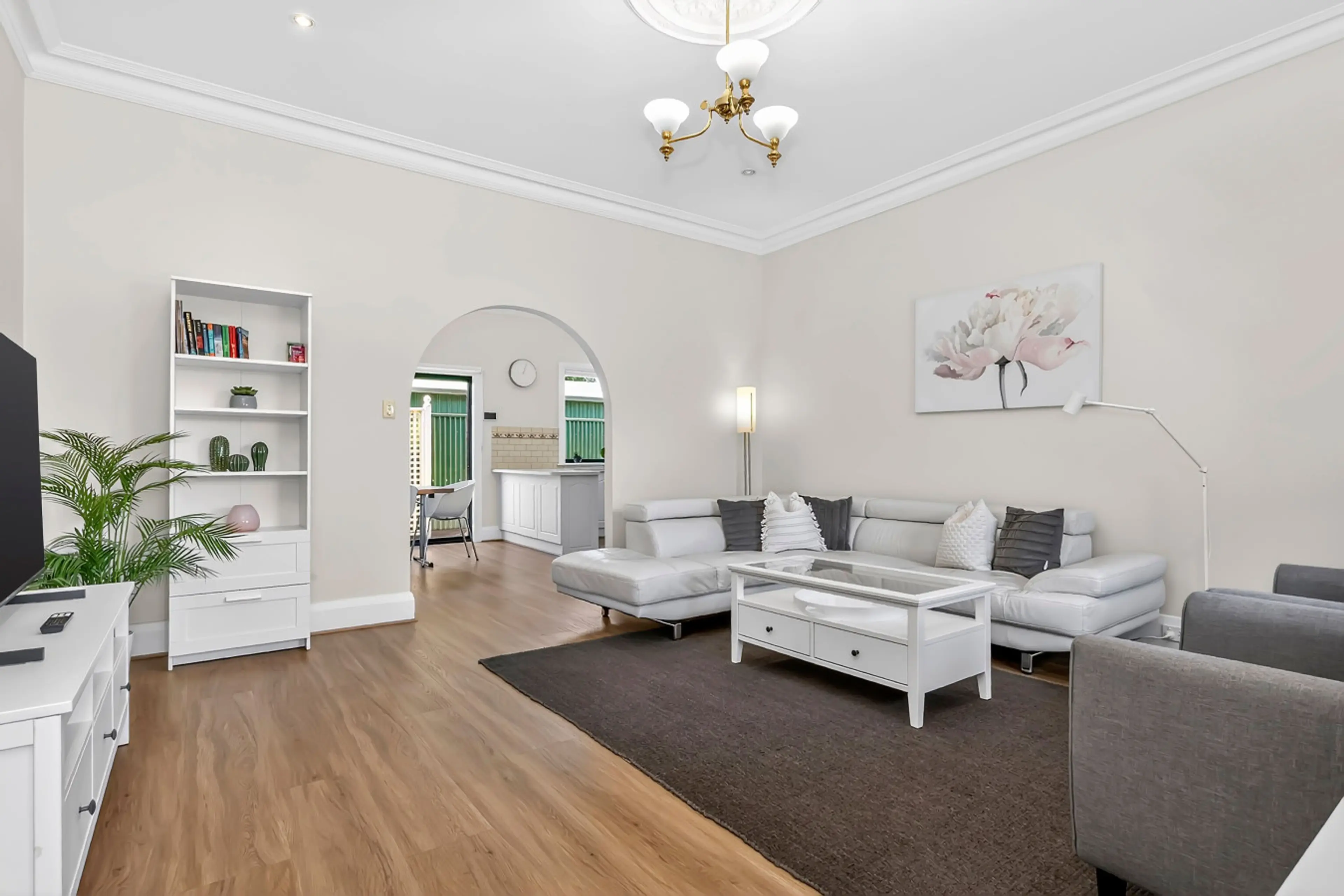 Cosy seating and plenty of natural light.